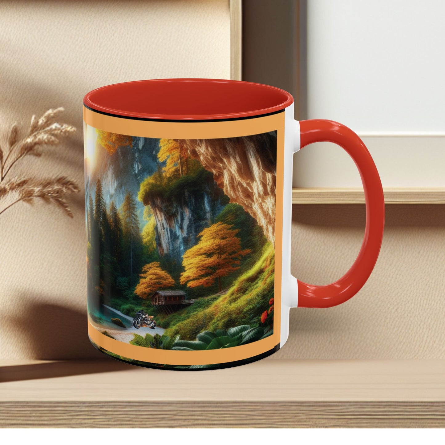 Mug: By the River-Accent Coffee Mug (11oz, 15oz)