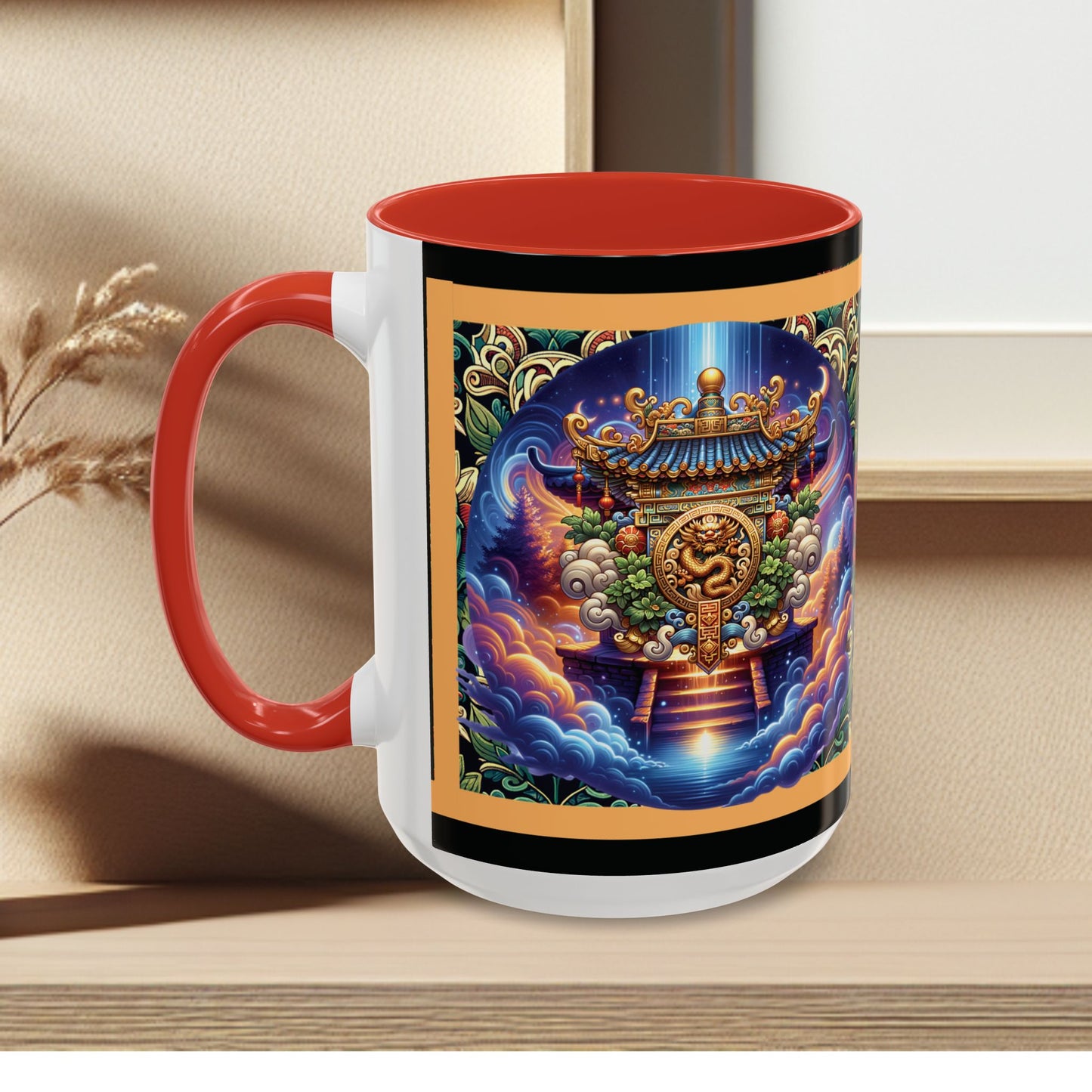 Mug Mystic Temple Rose Coffee Mug 11oz 15oz