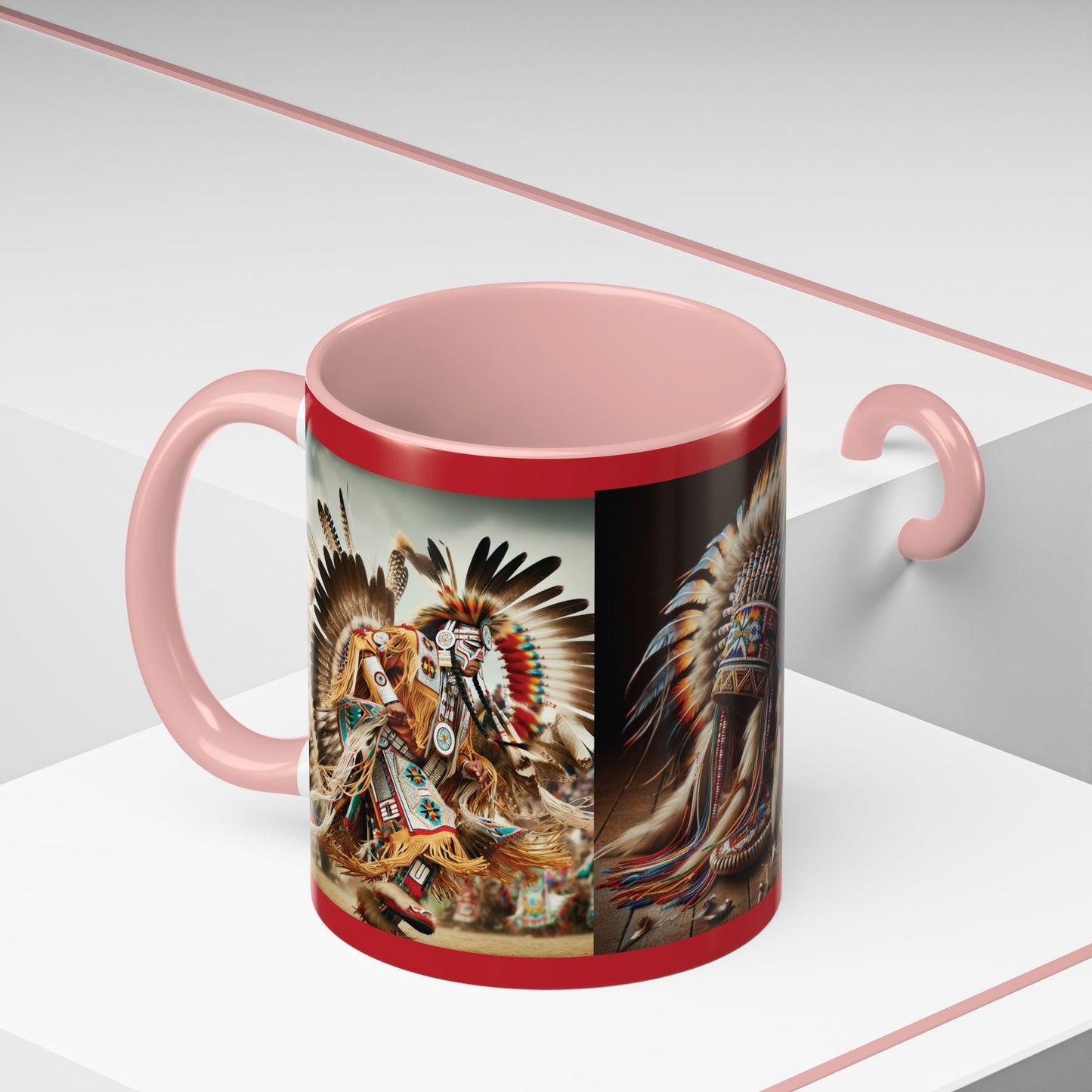 Mug- Native Dancer - Coffee Mug (11 oz, 15 oz) (AOP)