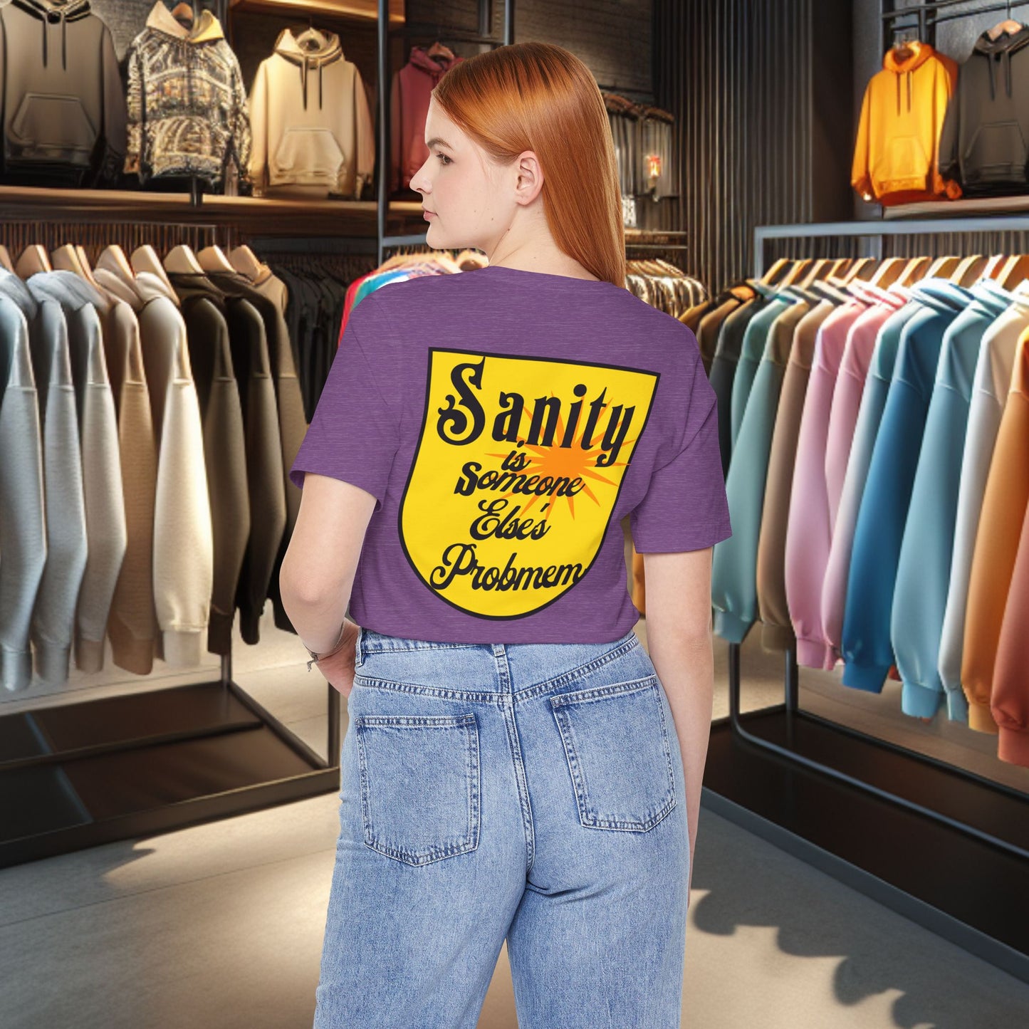 Relaxed Vibes Unisex Tee - Sanity Is Someone Else's Problem
