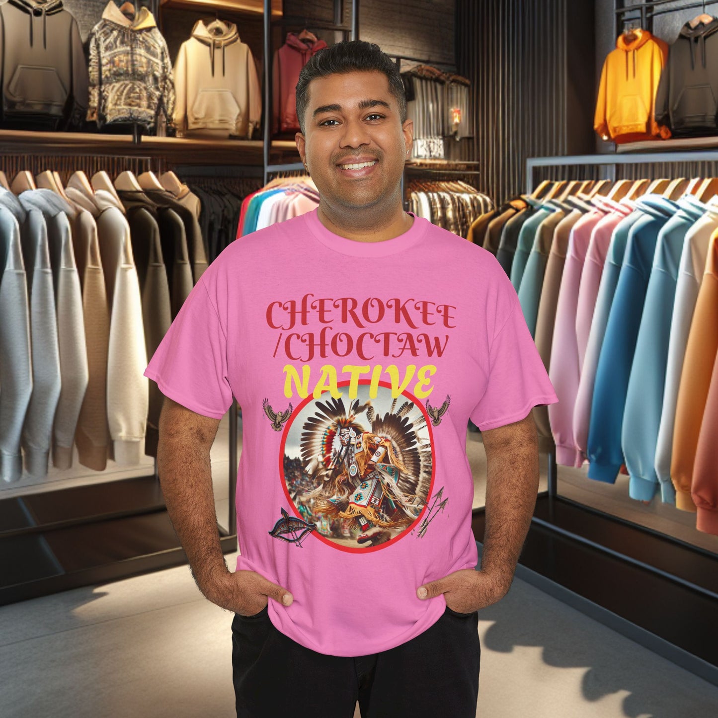 Cherokee / Choctaw Native- Heavy Cotton Tee