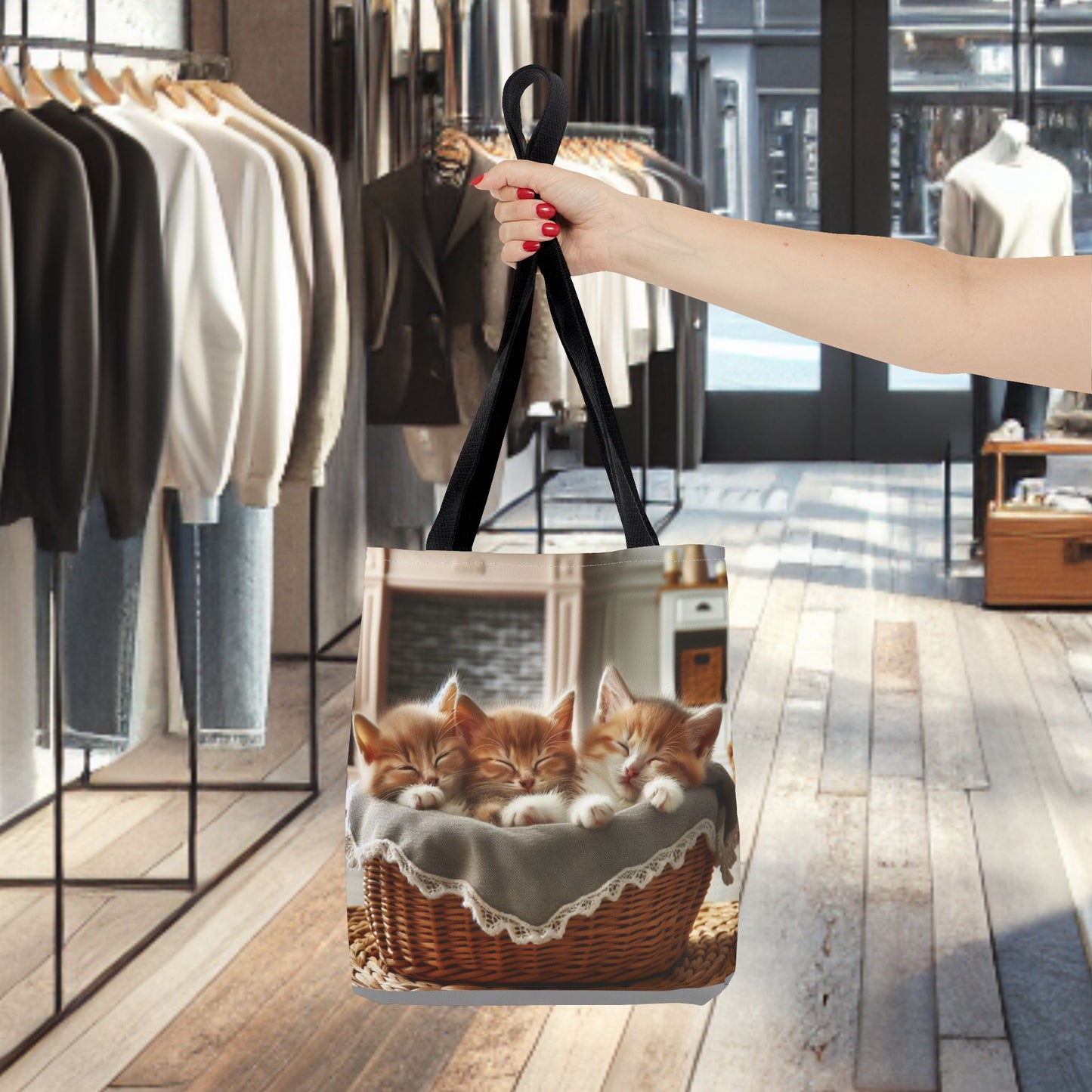 Tote Bag- Cat Nap - Tote Bag (AOP)