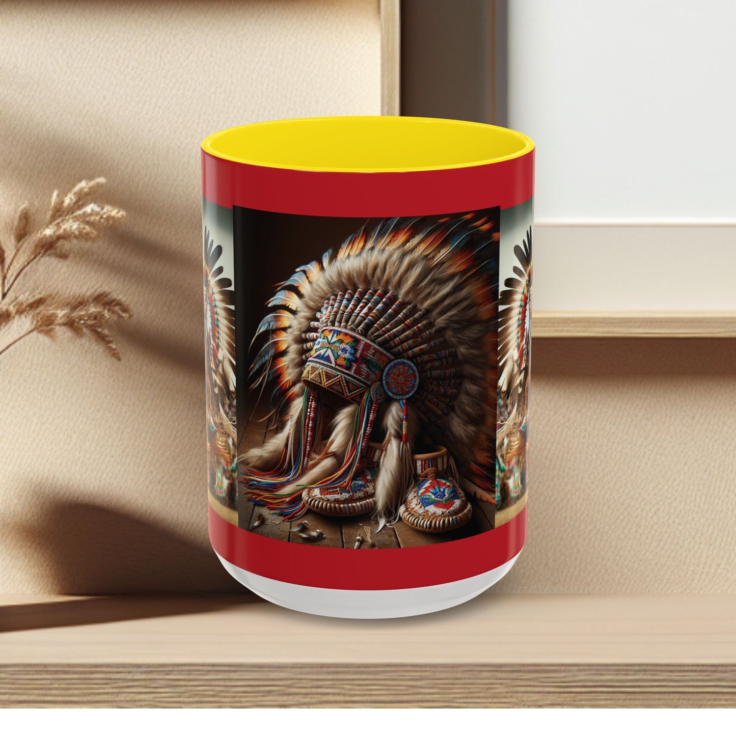 Mug- Native Dancer - Coffee Mug (11 oz, 15 oz) (AOP)