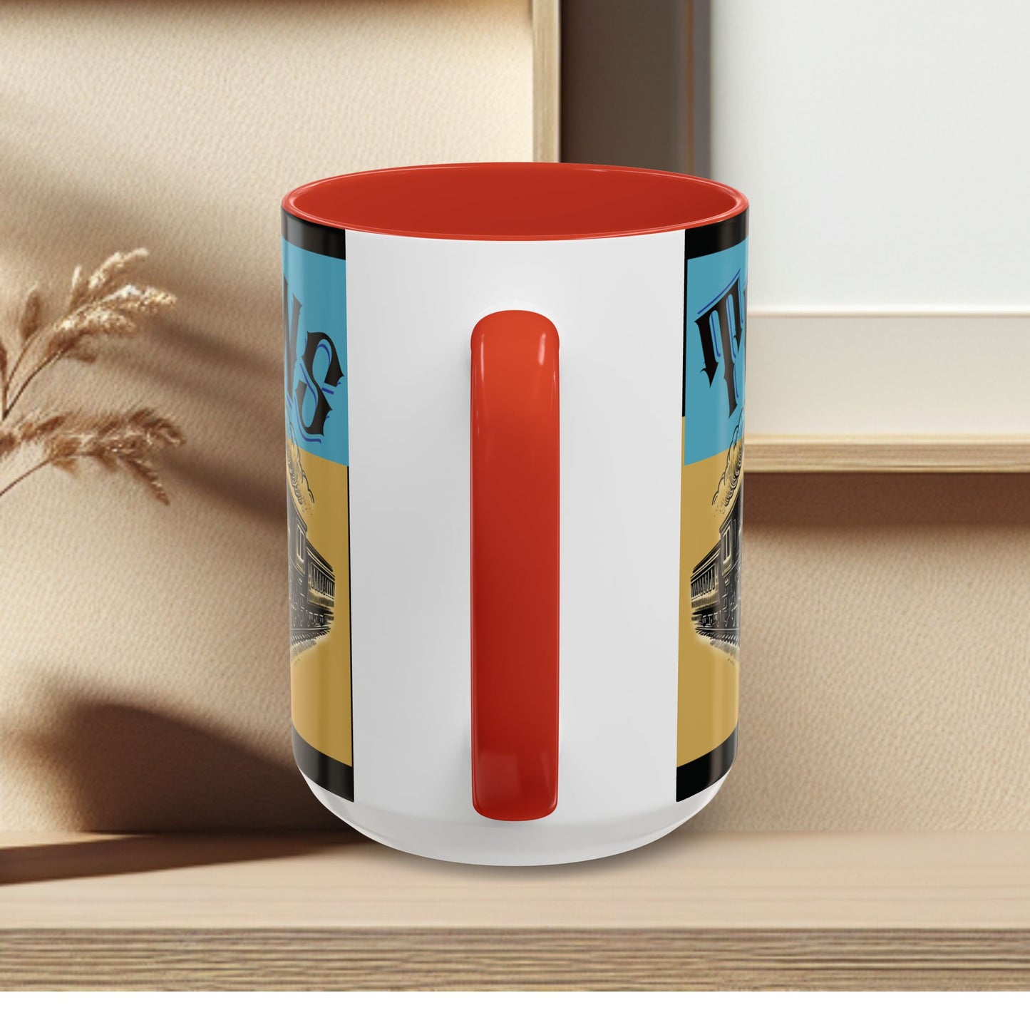 Mug-Trains Accent Coffee Mug