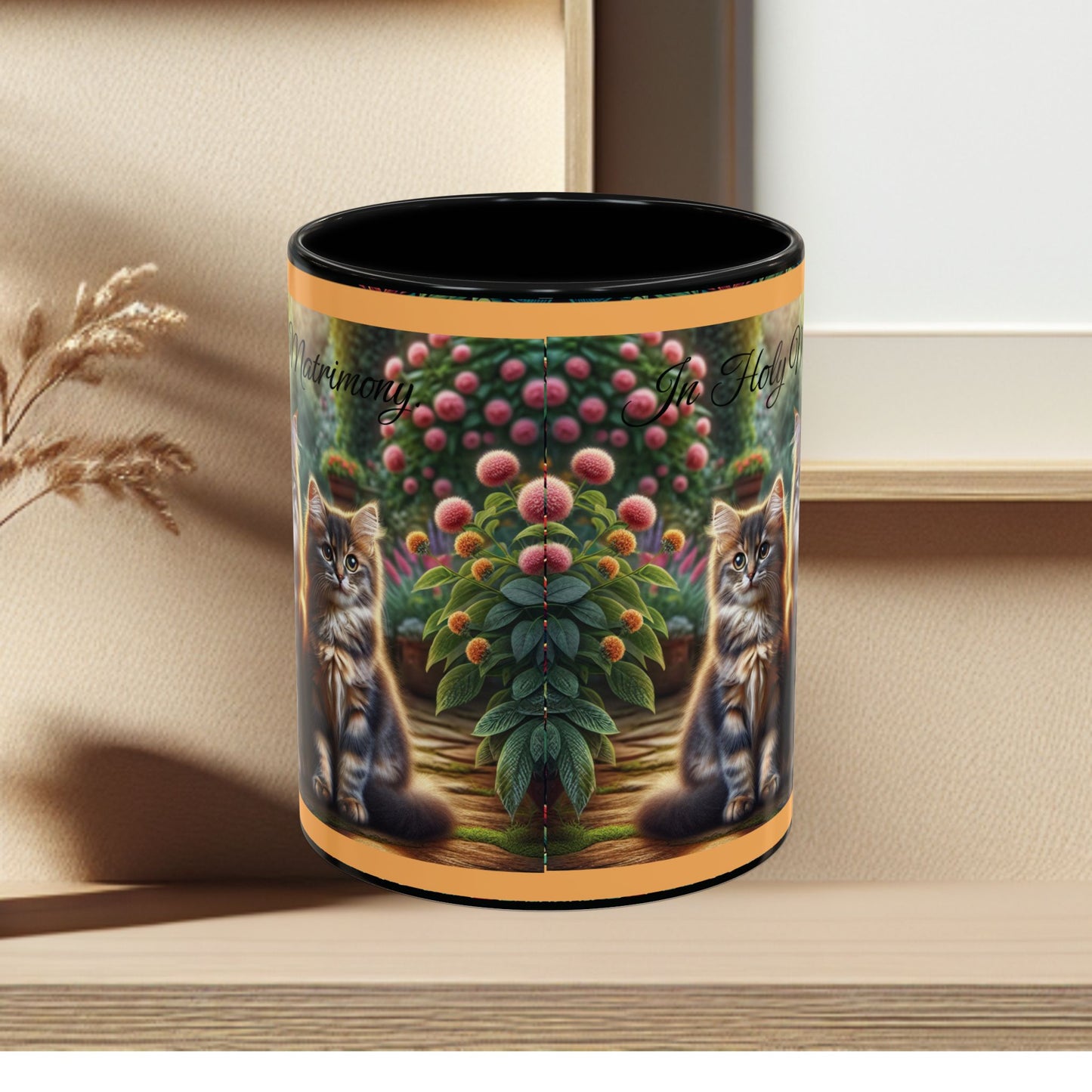 Coffee Mug Cat Wedding