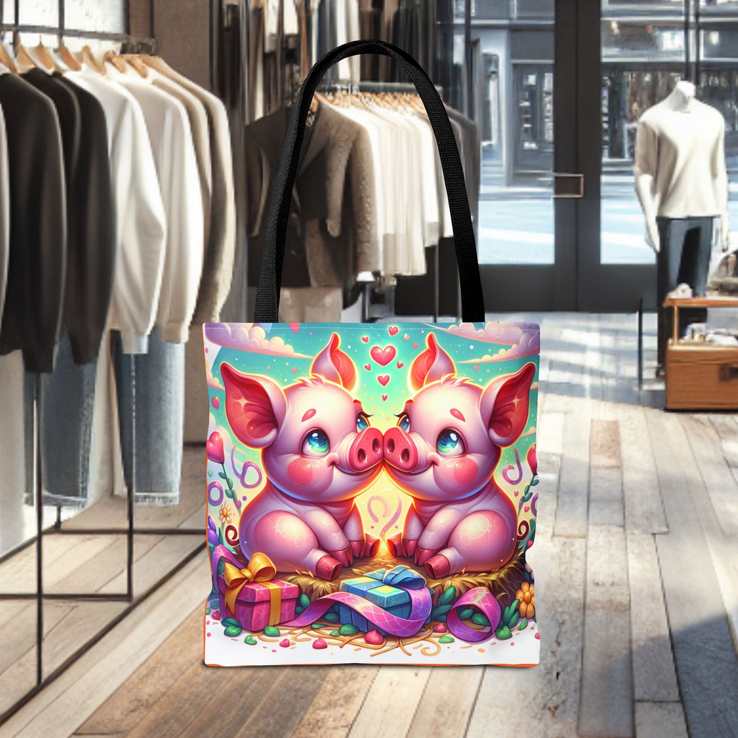 Pig Tote Bag - Perfect for Animal Lovers and Gift Giving