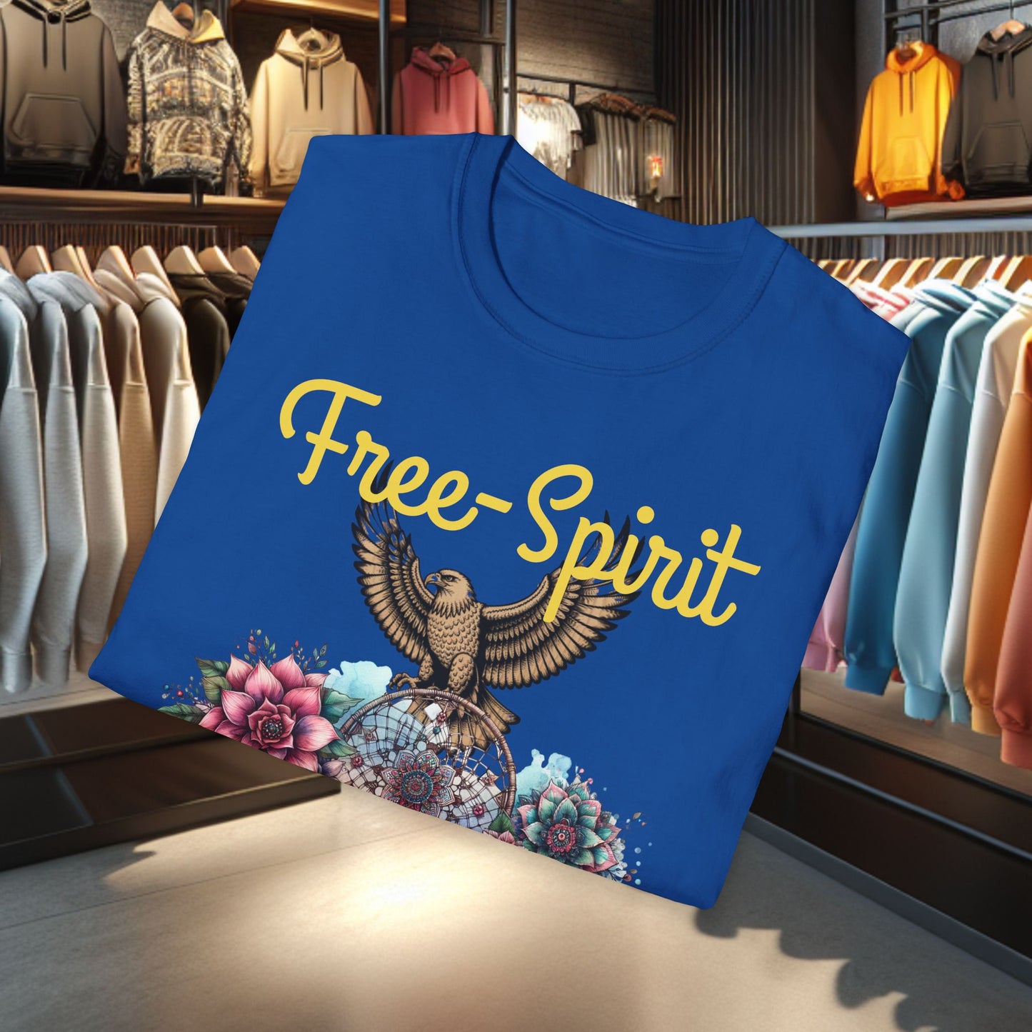 Dreamcatcher Unisex T-Shirt - Free-Spirit - Dreamcatcher & Egals