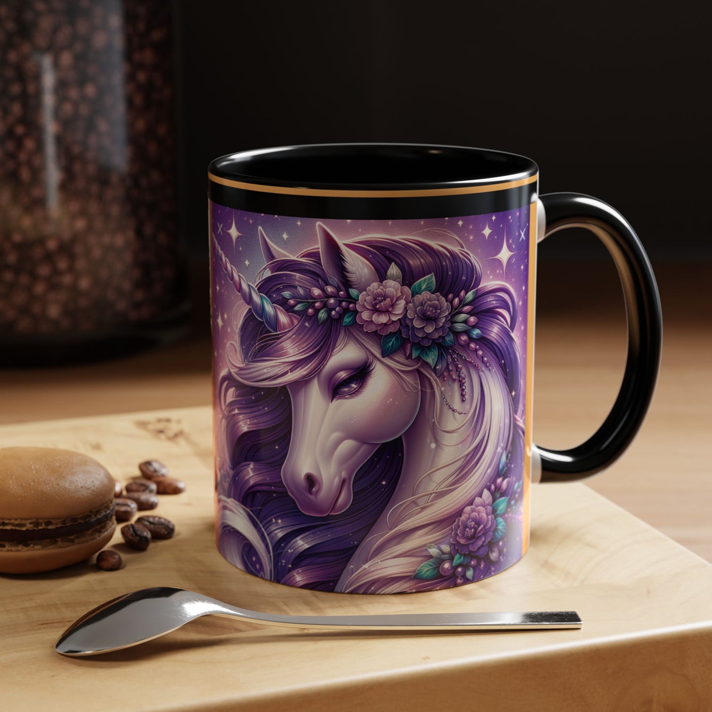 Mug Coffee Unicorns Night and Day - 11oz, 15oz