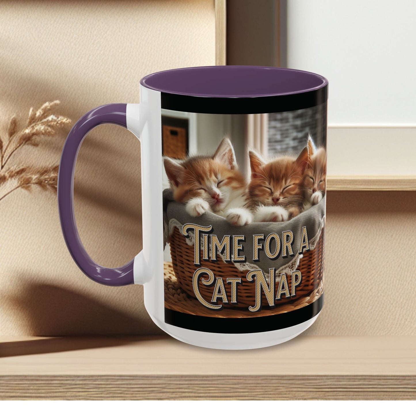 Coffee Mug - Time for a Cat Nap Accent (11, 15oz)