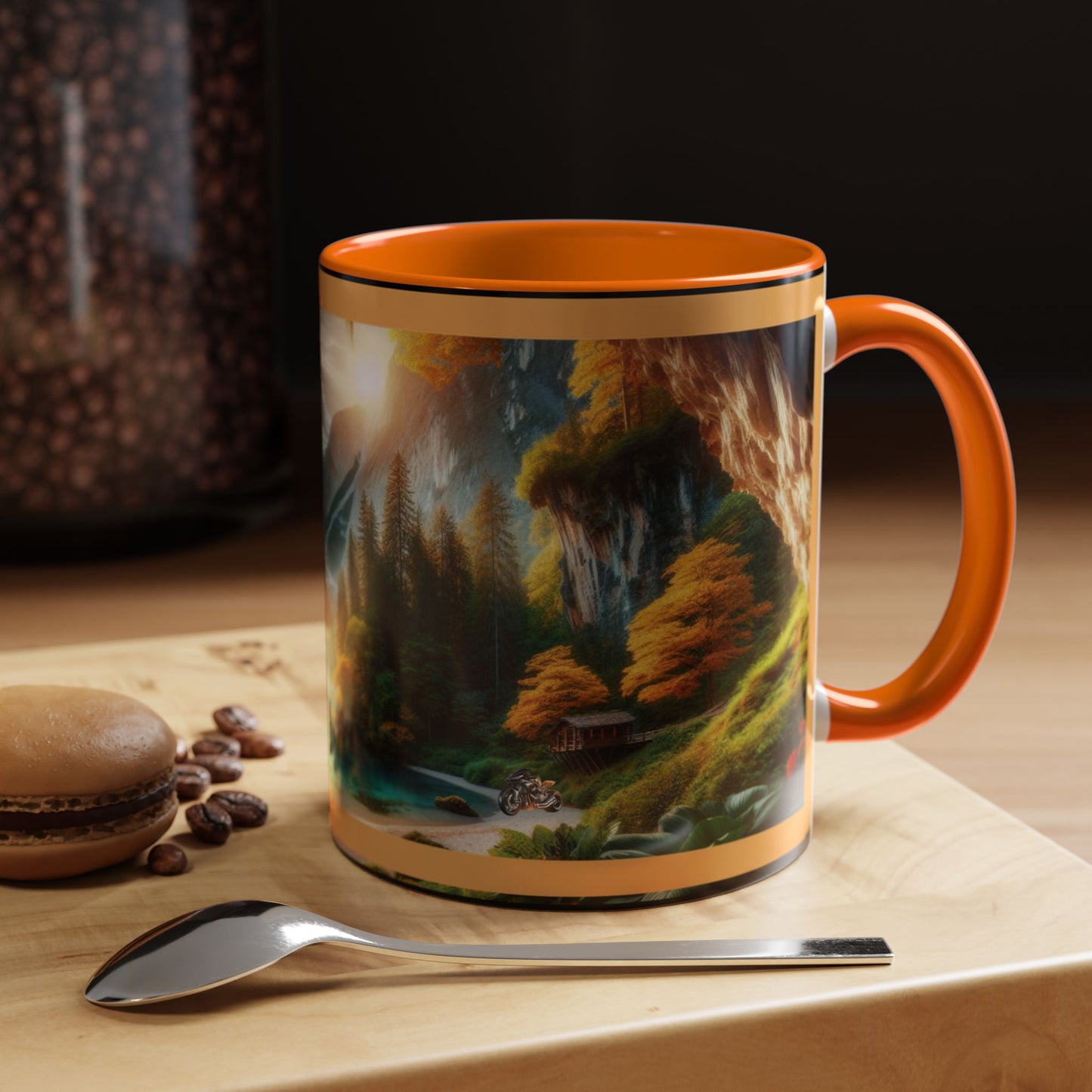 Mug: By the River-Accent Coffee Mug (11oz, 15oz)