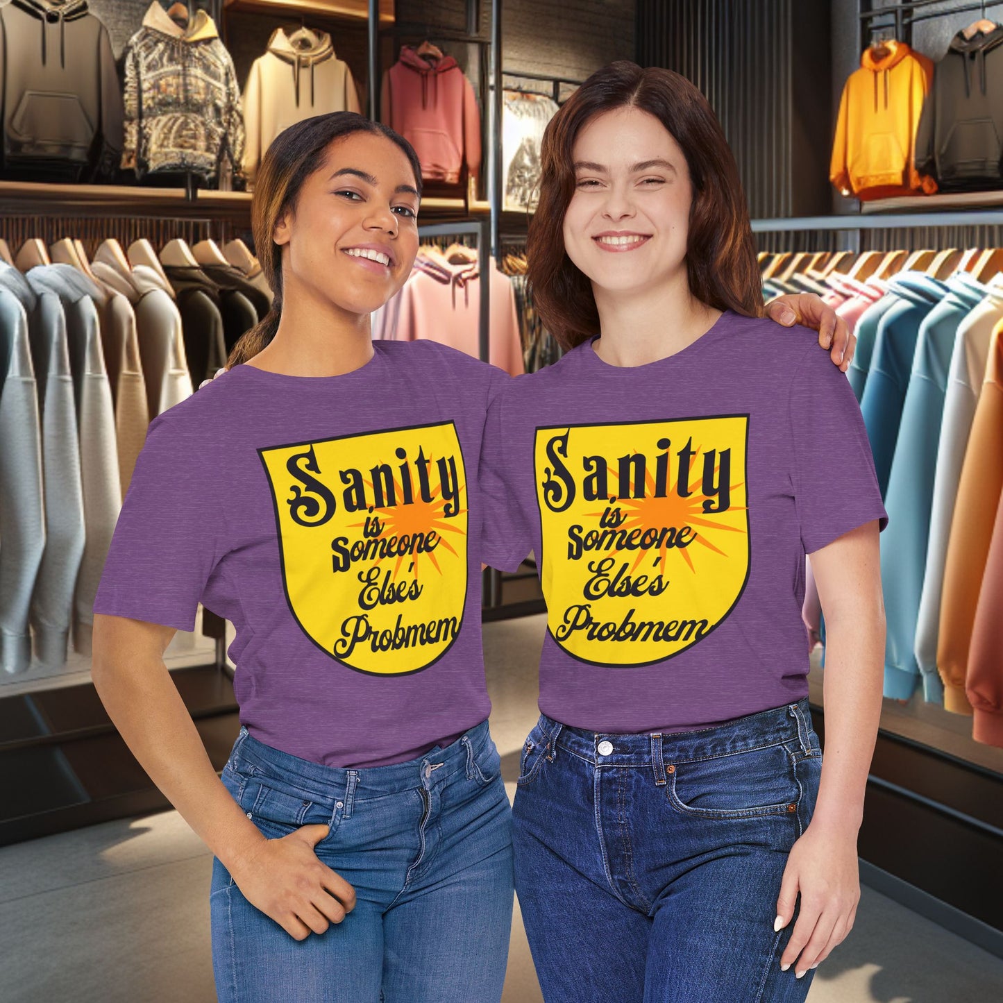 Funny Sanity Unisex Tee
