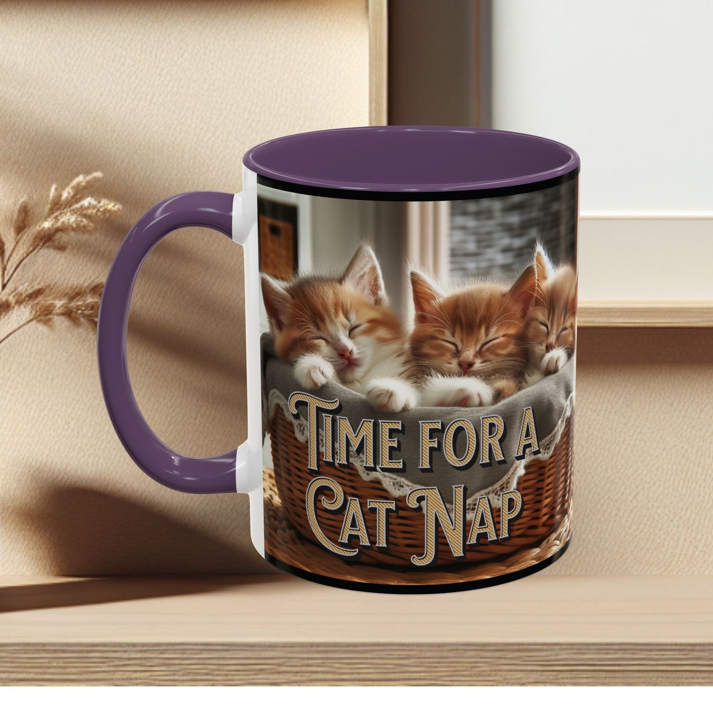 Coffee Mug - Time for a Cat Nap Accent (11, 15oz)