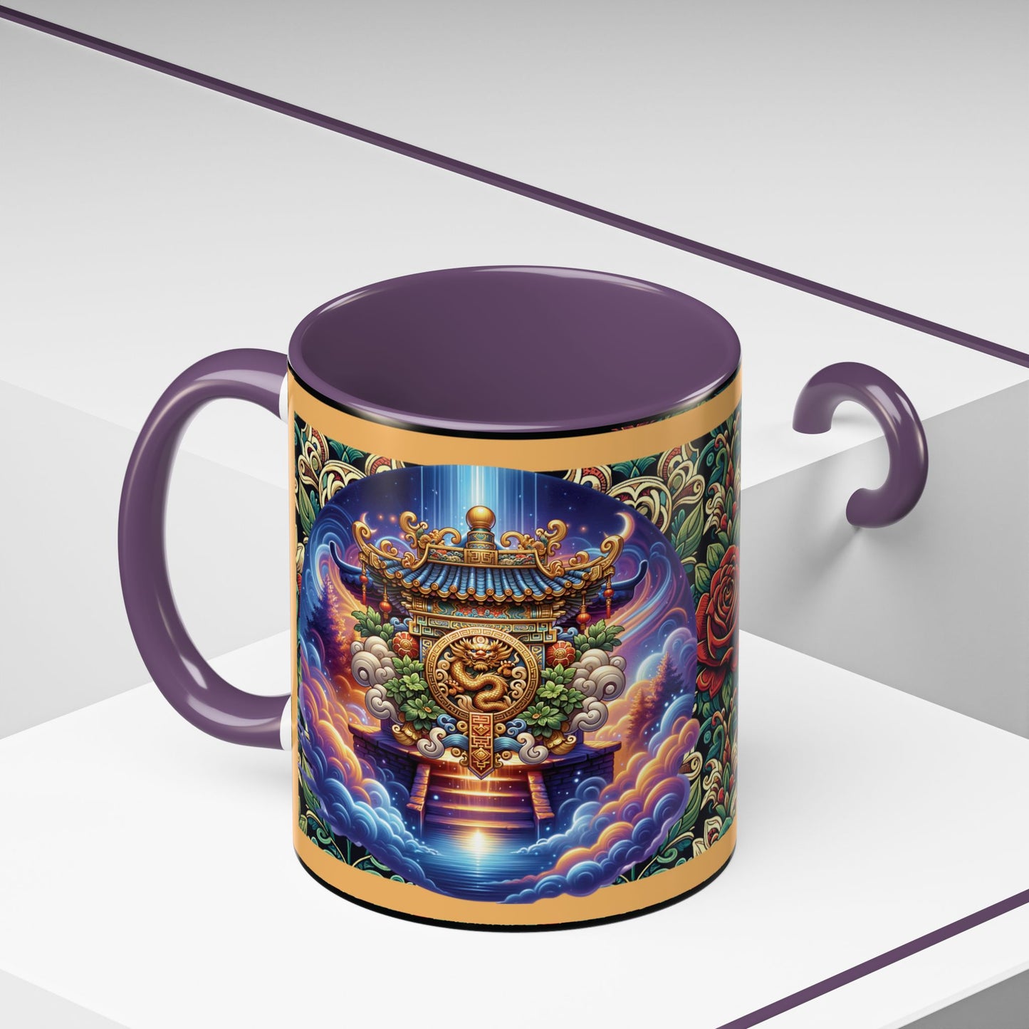 Mug Mystic Temple Rose Coffee Mug 11oz 15oz