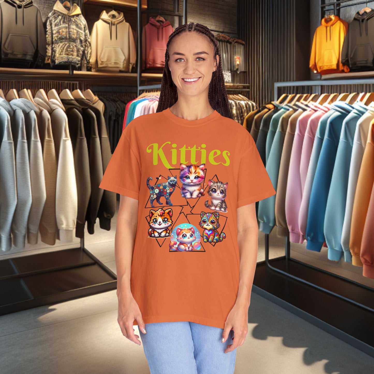 Kitties Unisex T-Shirt - Cat Lover's Gift, Cute Cats