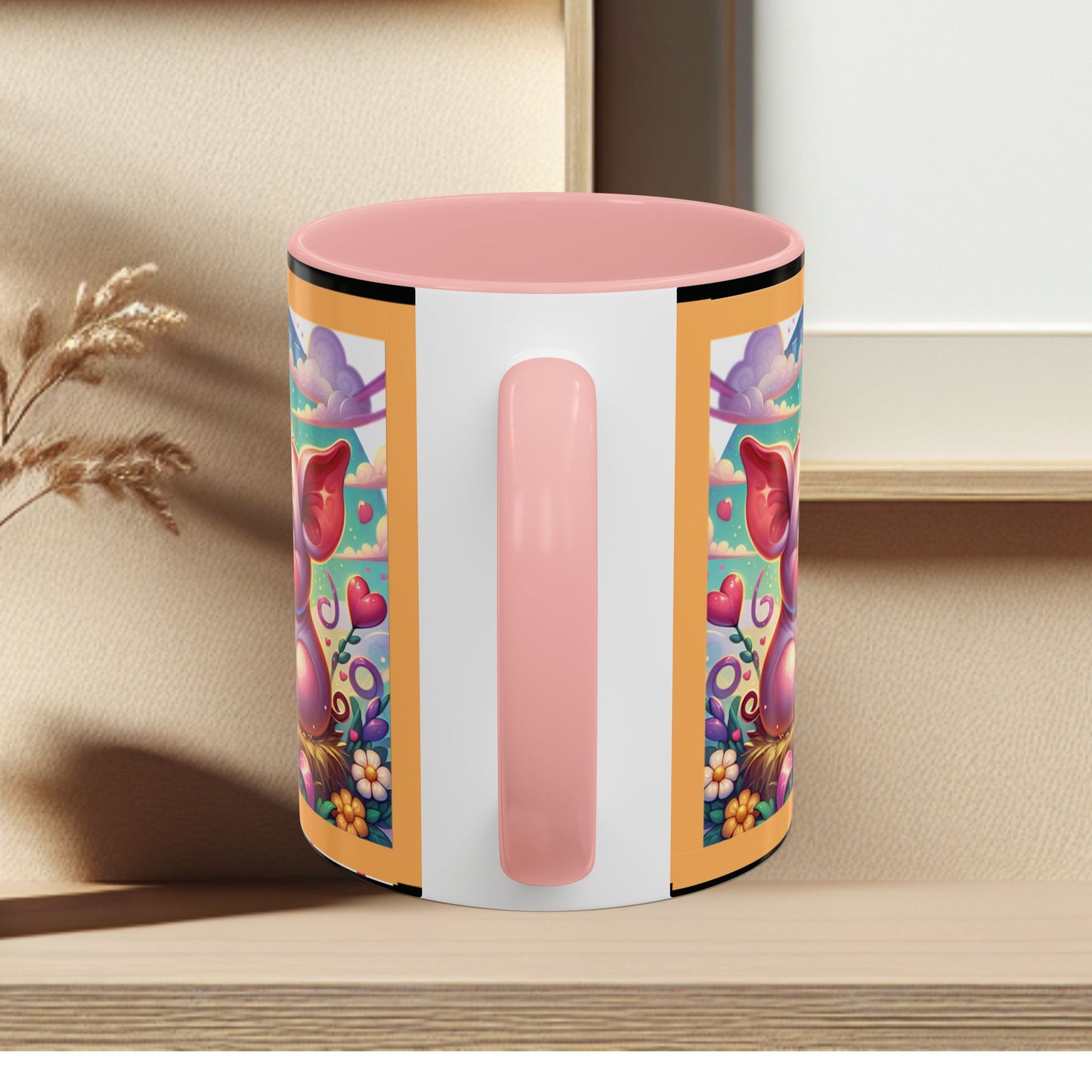 Coffee Mug Love Pigs Picknick 11, 15oz