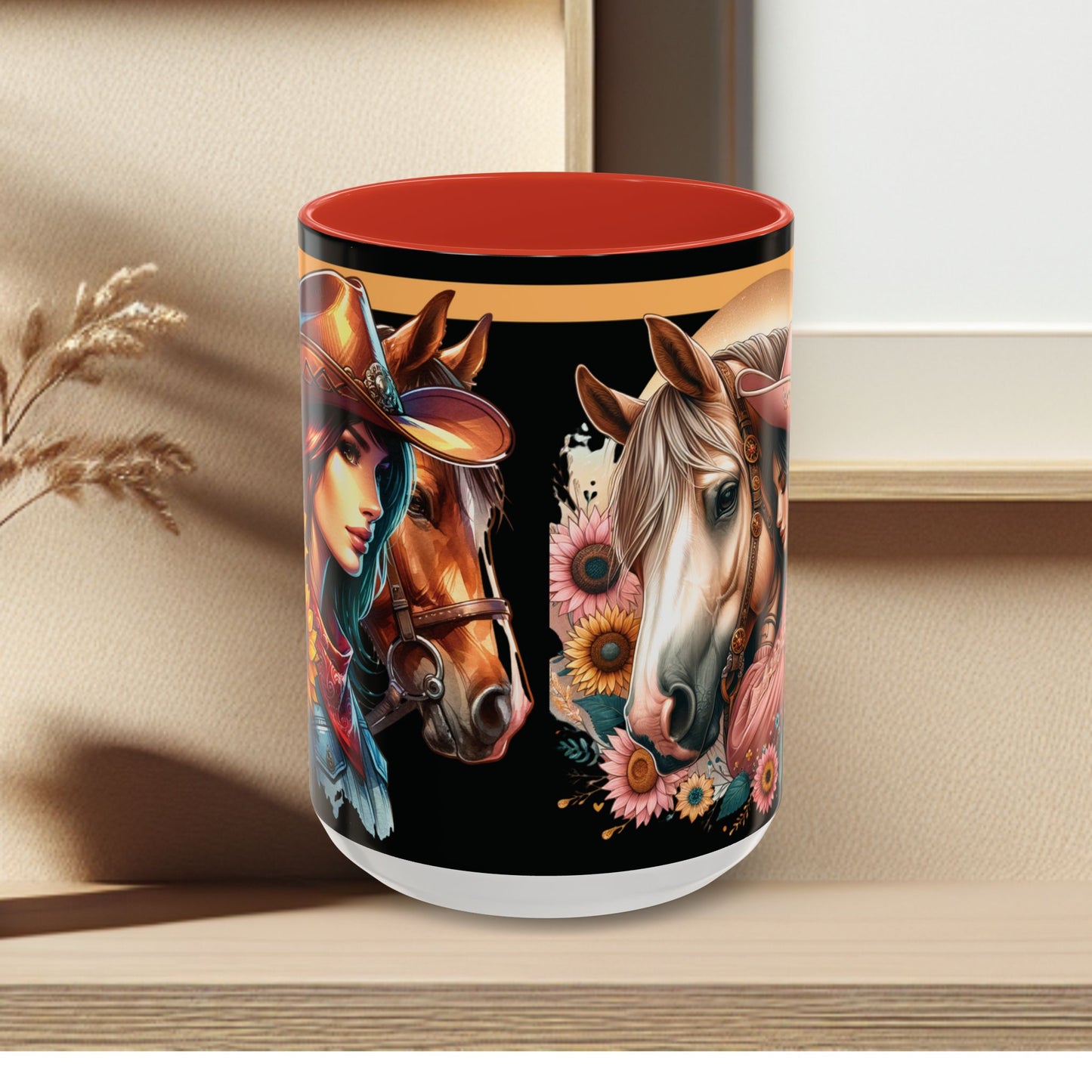 Coffee Mug Cowgirls and they're Horses
