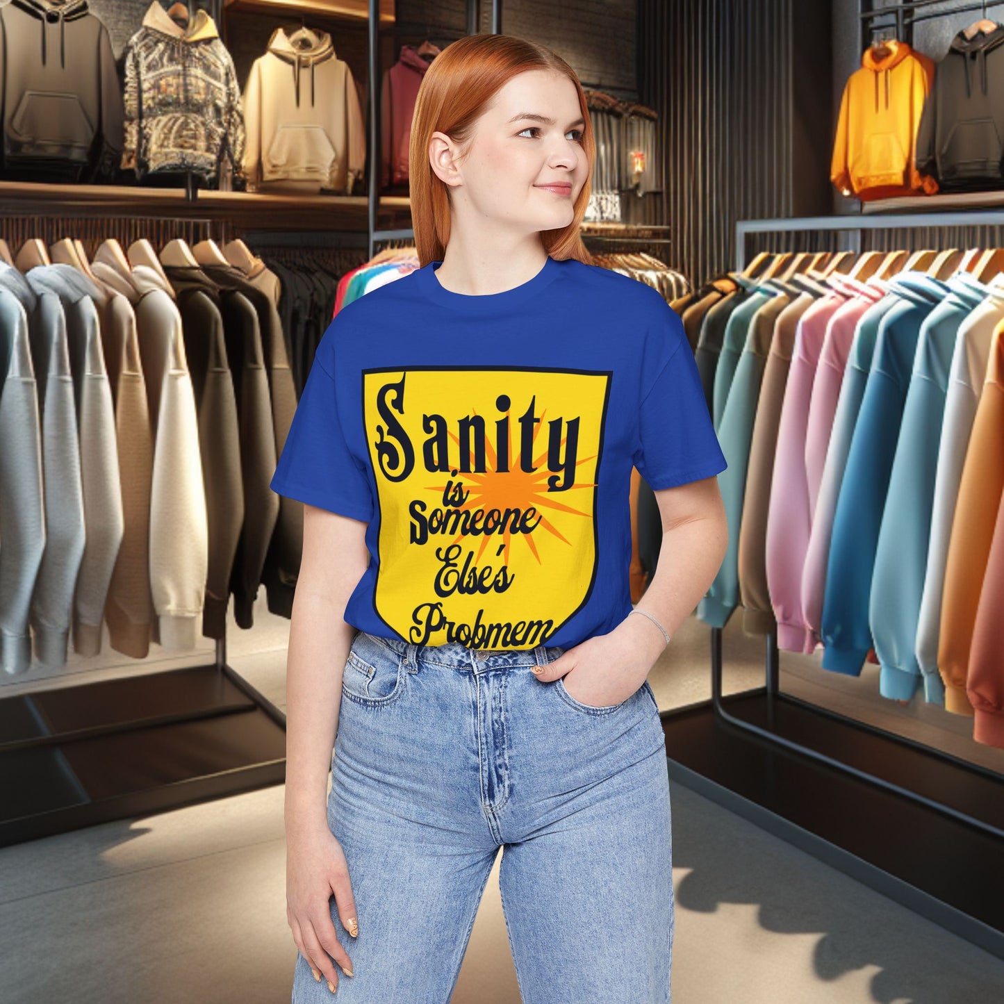 Funny Sanity Unisex Tee