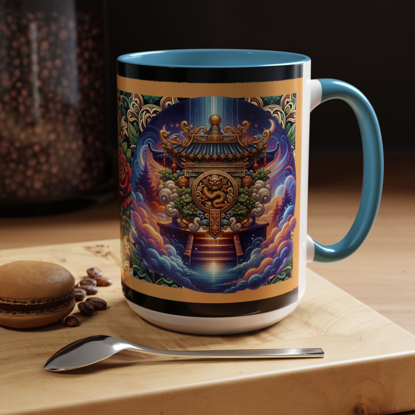 Mug Mystic Temple Rose Coffee Mug 11oz 15oz