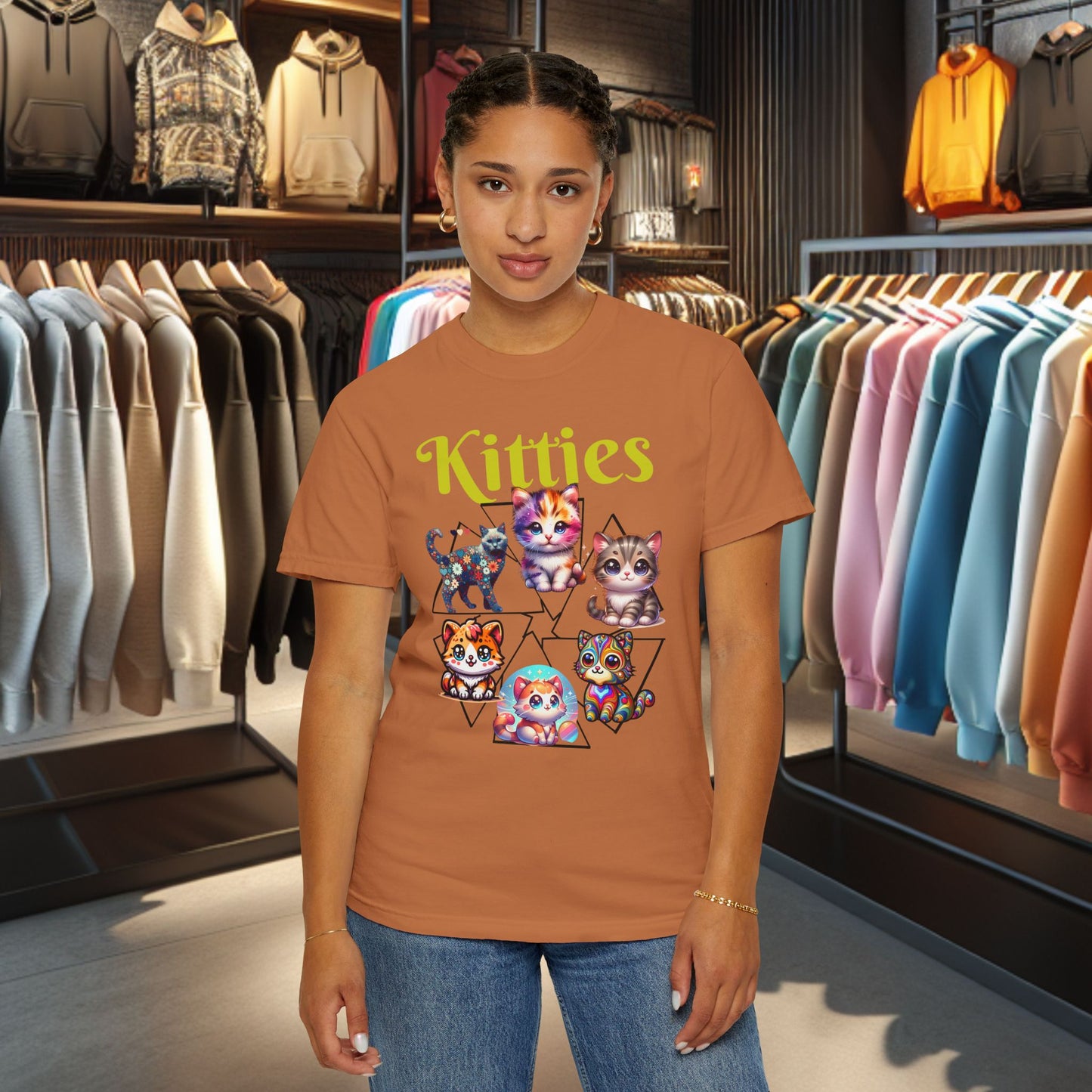 Kitties Unisex T-Shirt - Cat Lover's Gift, Cute Cats
