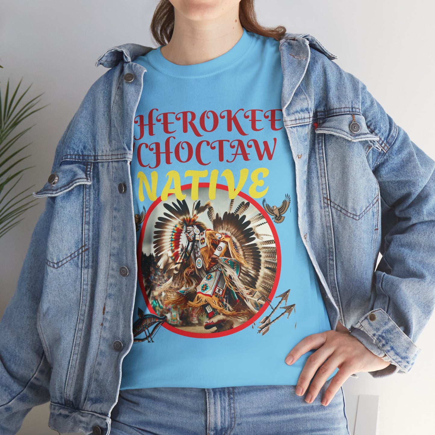 Cherokee / Choctaw Native- Heavy Cotton Tee