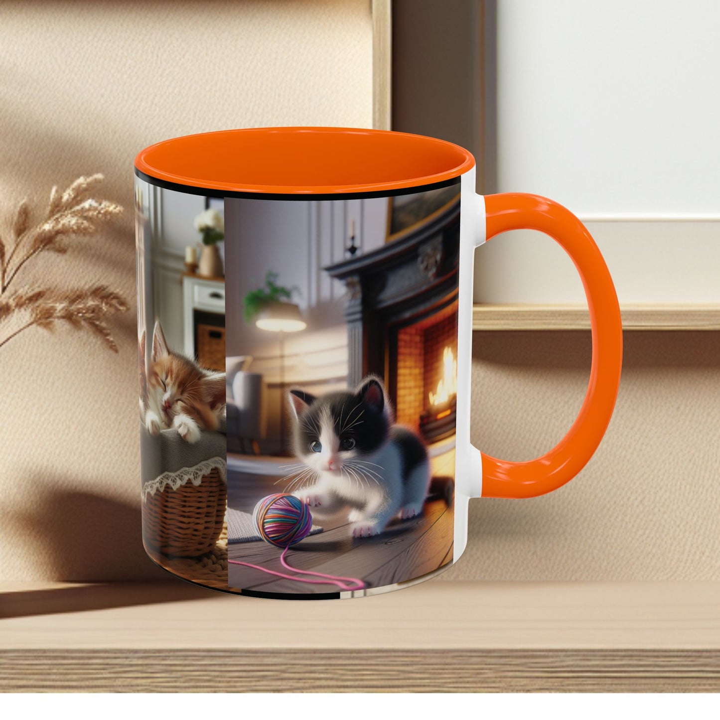 Mug- Kittens - Accent Coffee Mug (11oz, 15oz) (AOP)