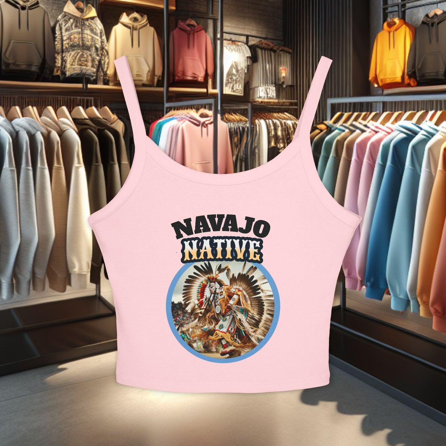 Navajo Native Spirit Tank Top - POW WOWs, Outdoor Events