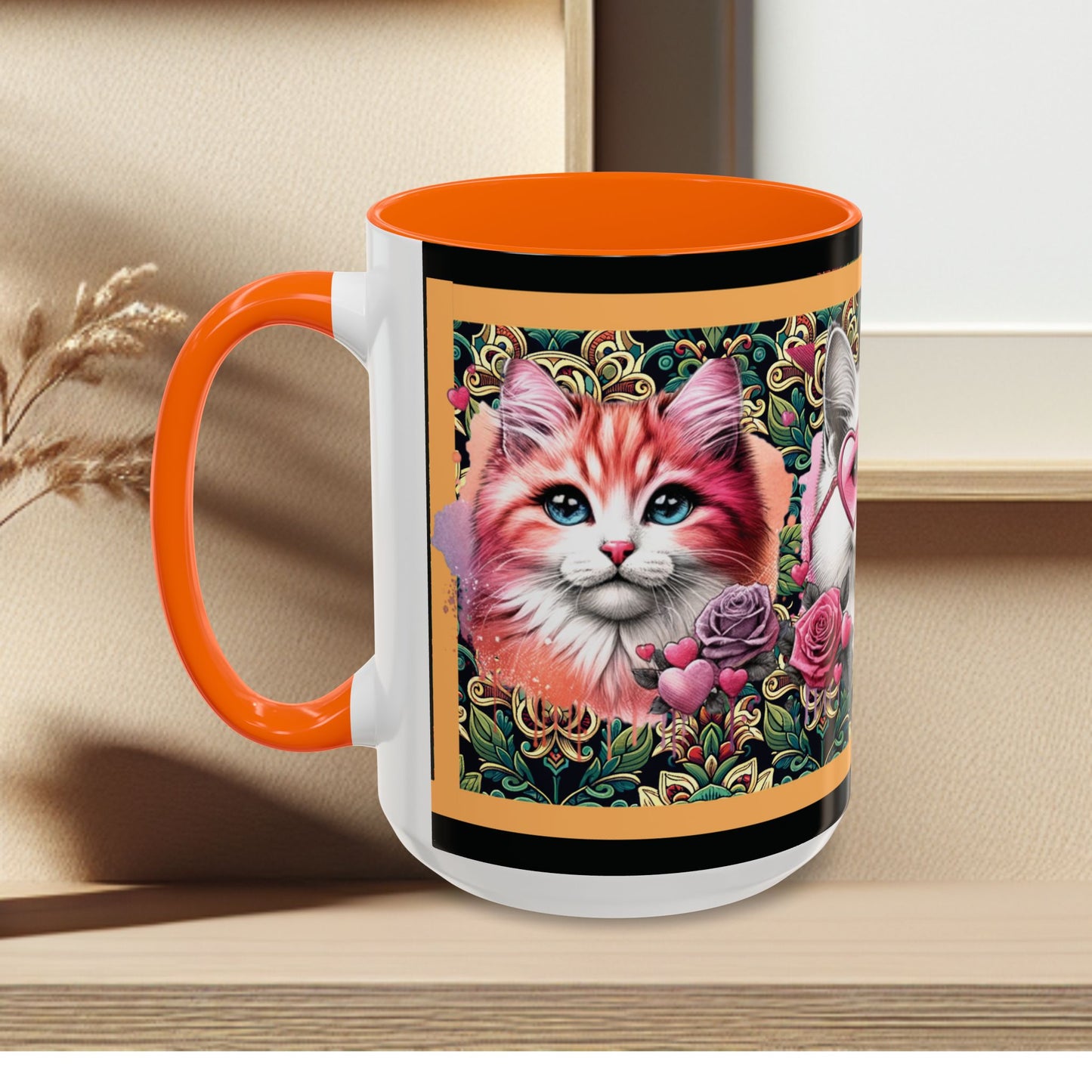 Coffee Mug Kittens Friends