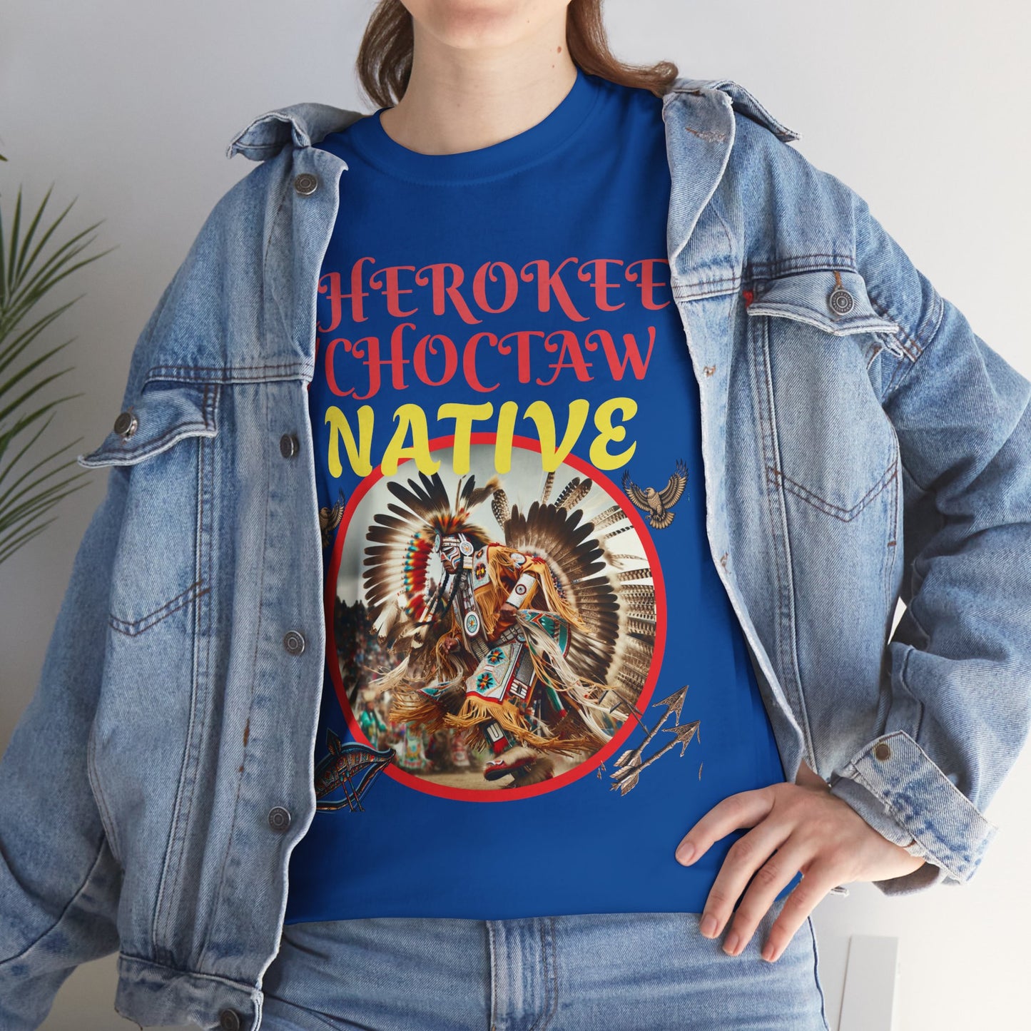 Cherokee / Choctaw Native- Heavy Cotton Tee