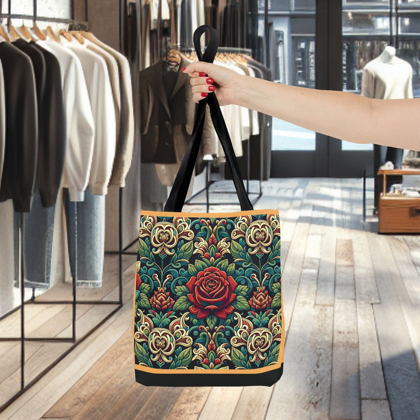 Tote Bag-Rose Garden -Tote Bag