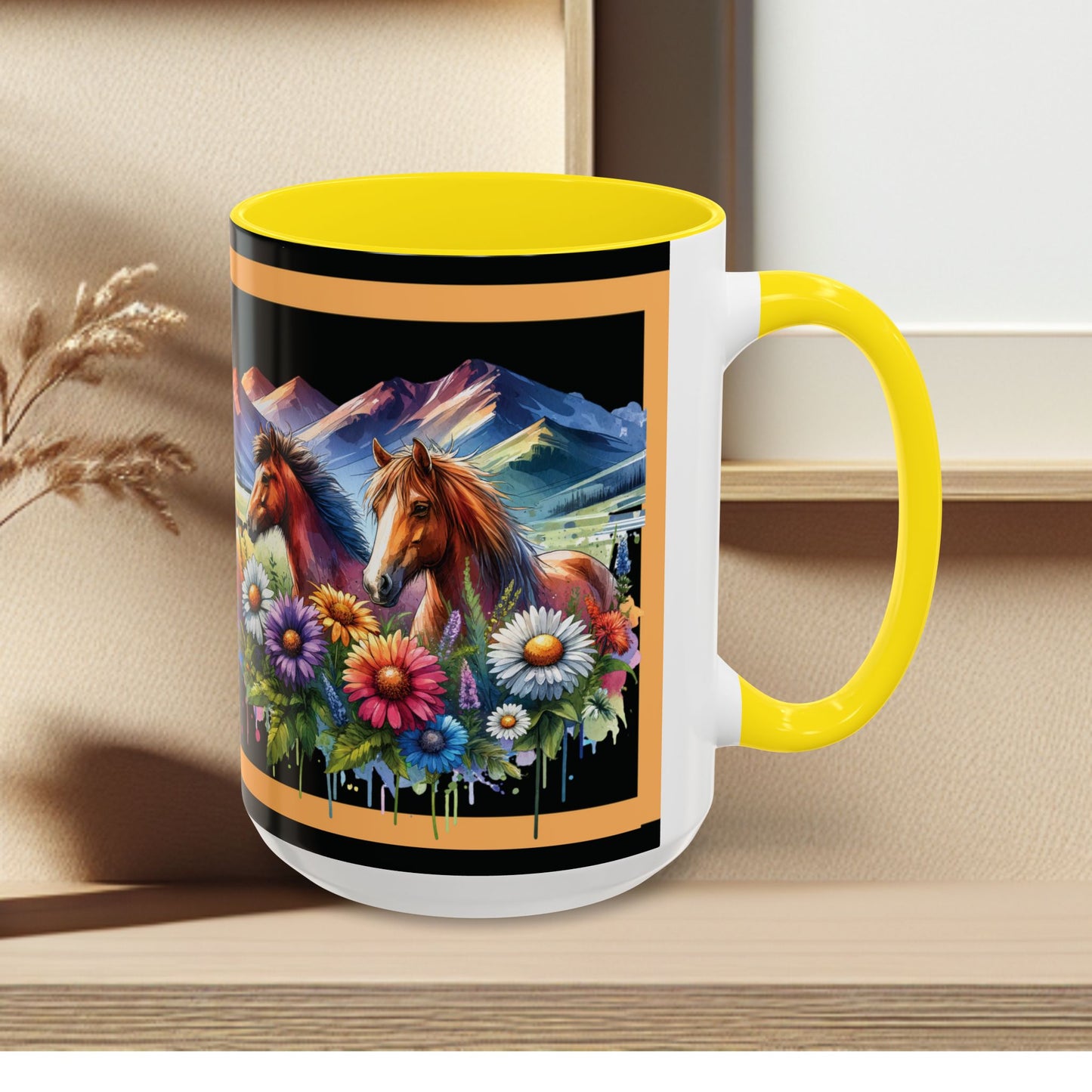 Mug Coffee Wild Horses 11oz 15oz