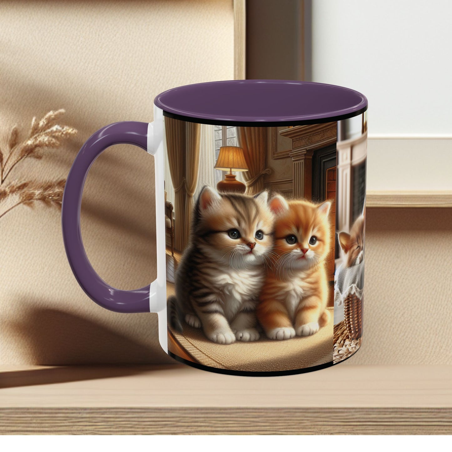 Mug- Kittens - Accent Coffee Mug (11oz, 15oz) (AOP)