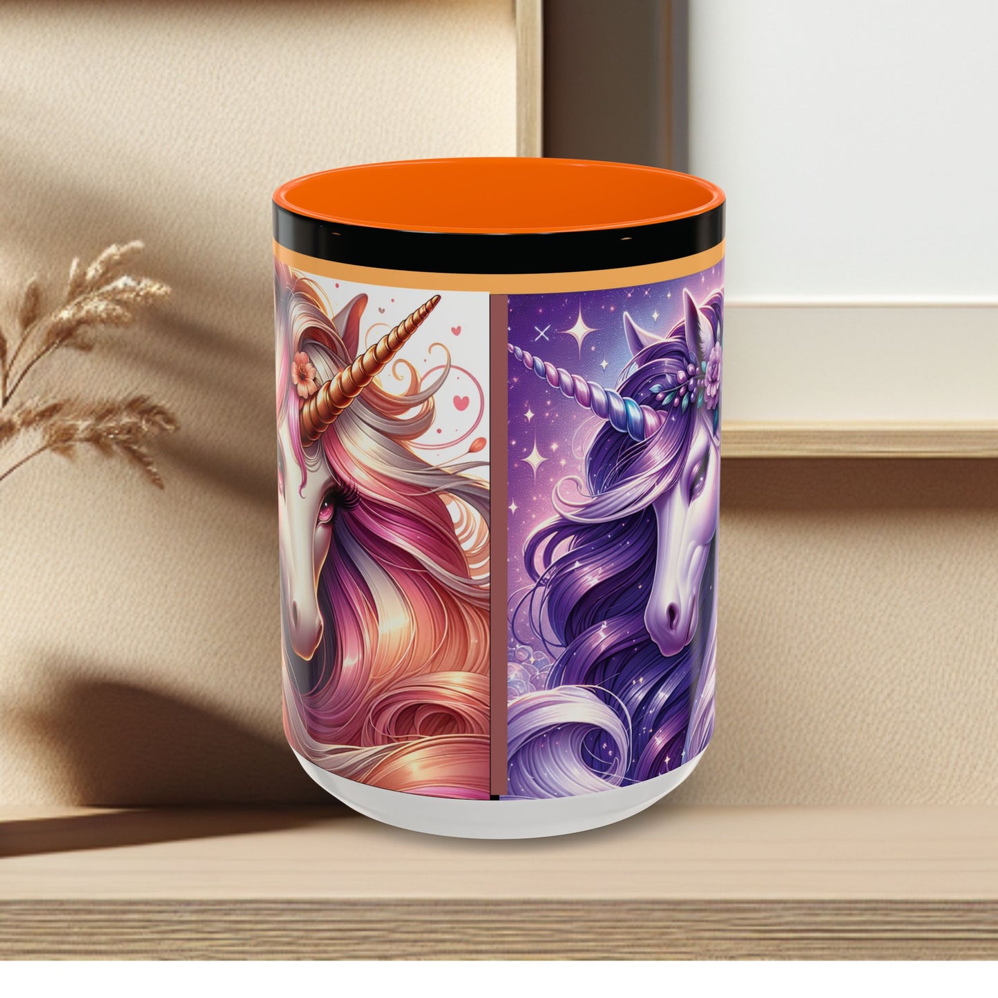 Mug Coffee Unicorns Night and Day - 11oz, 15oz