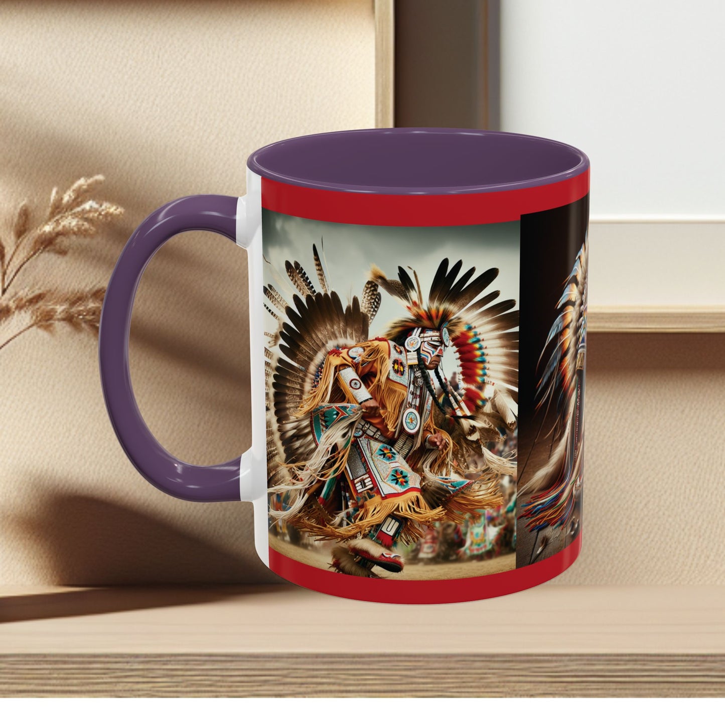 Mug- Native Dancer - Coffee Mug (11 oz, 15 oz) (AOP)
