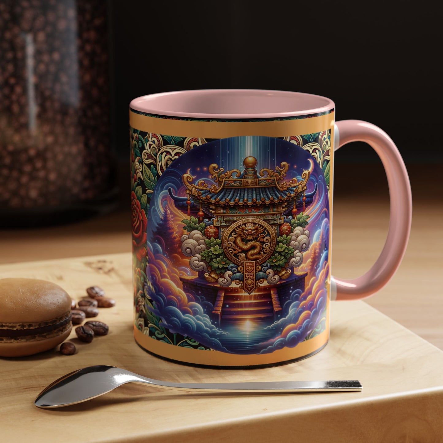 Mug Mystic Temple Rose Coffee Mug 11oz 15oz