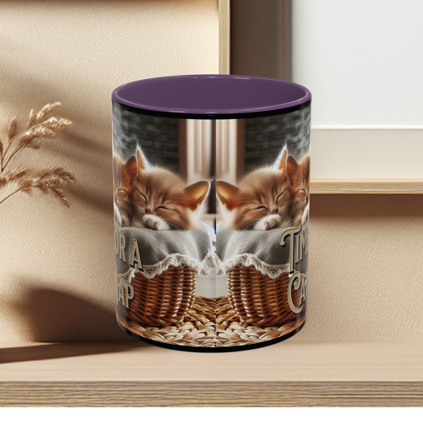 Coffee Mug - Time for a Cat Nap Accent (11, 15oz)
