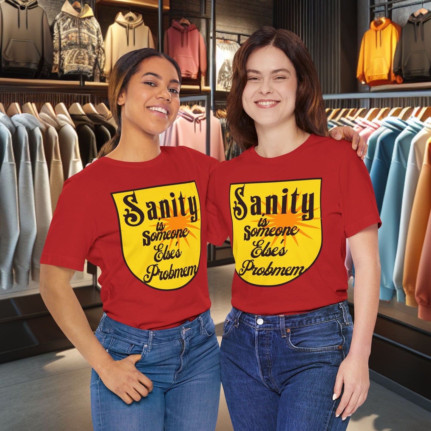 Funny Sanity Unisex Tee