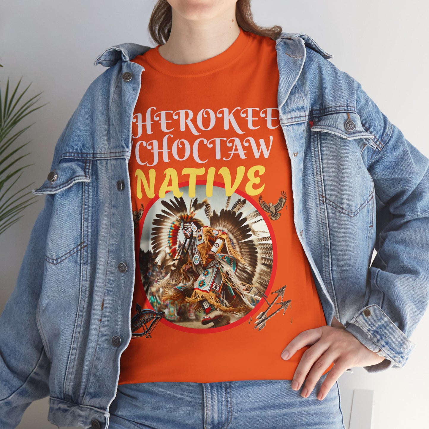 Cherokee / Choctaw Native- Heavy Cotton Tee