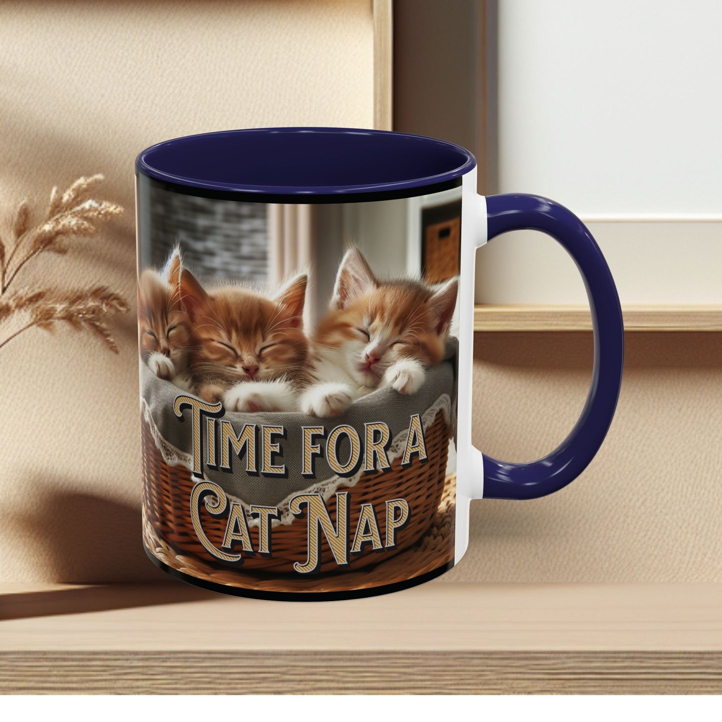 Coffee Mug - Time for a Cat Nap Accent (11, 15oz)