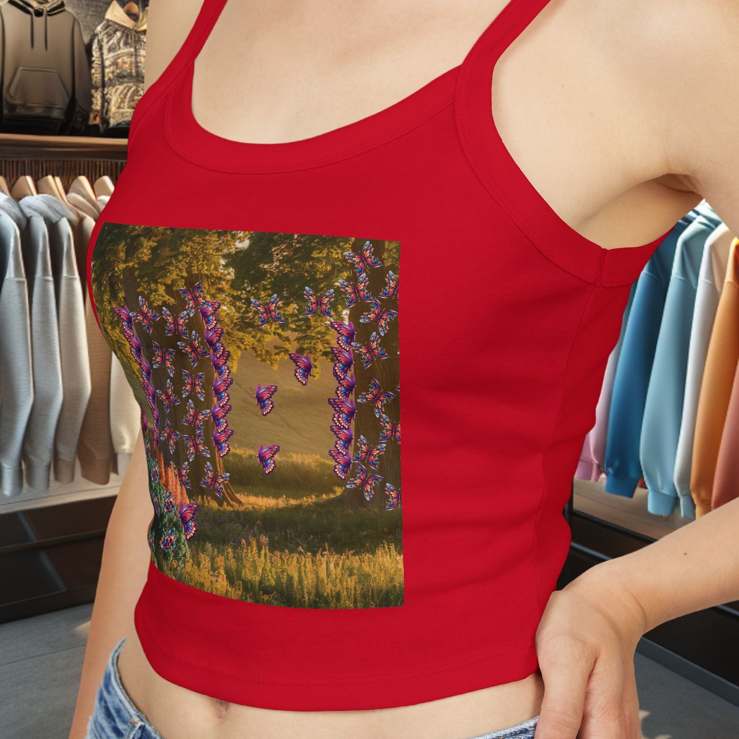 Butterfly Forest Tank Top