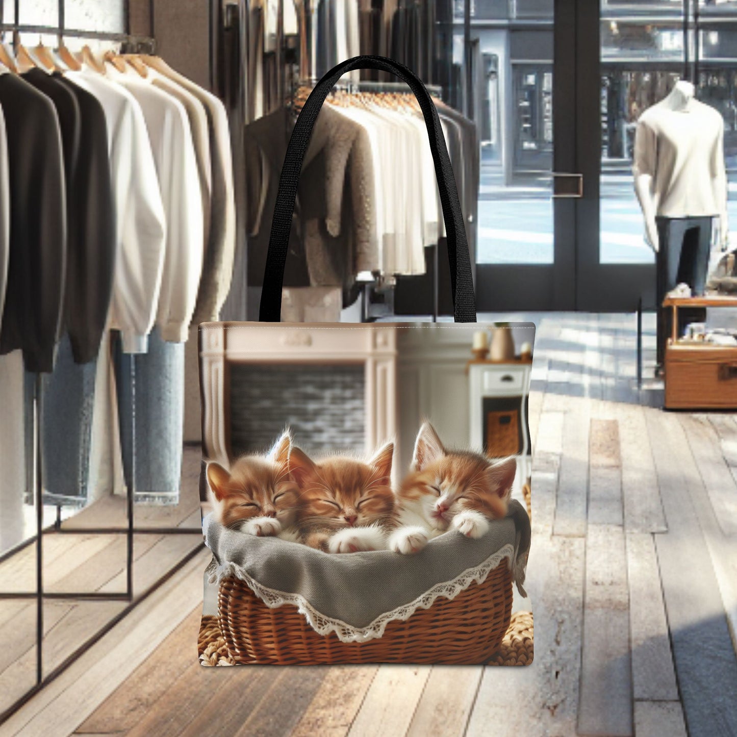 Tote Bag- Cat Nap - Tote Bag (AOP)