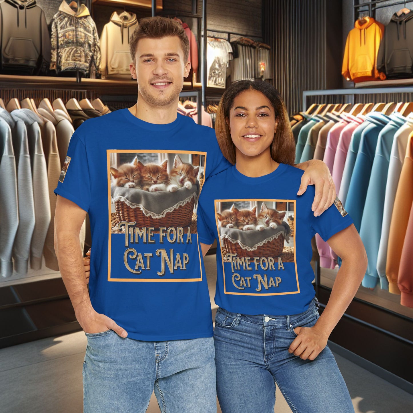Heavy Tee- Time for a Cat Nap -Unisex Tee - Gildan 5000