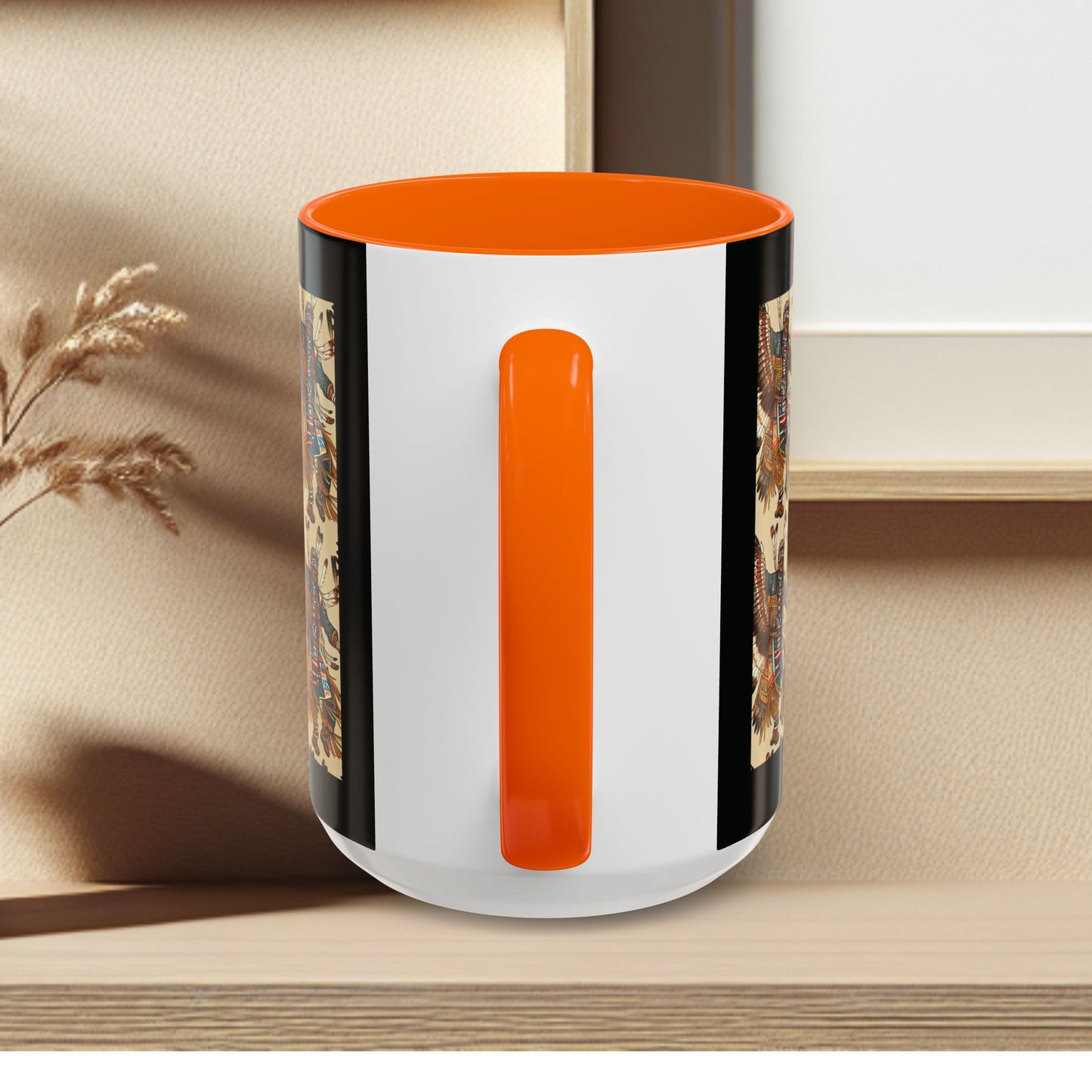 Mug- American Native Dancers Accent Coffee Mug (11, 15oz)