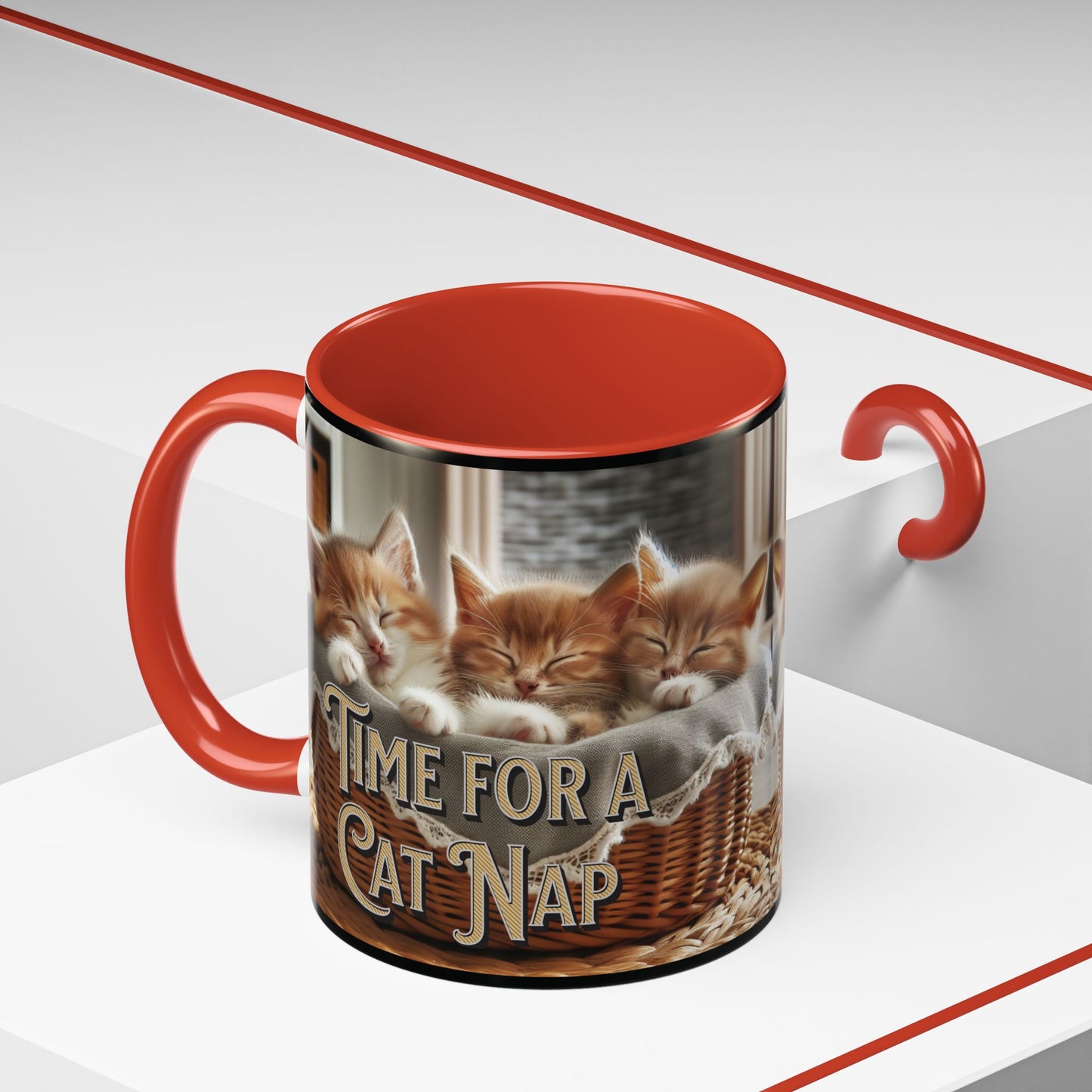 Coffee Mug - Time for a Cat Nap Accent (11, 15oz)