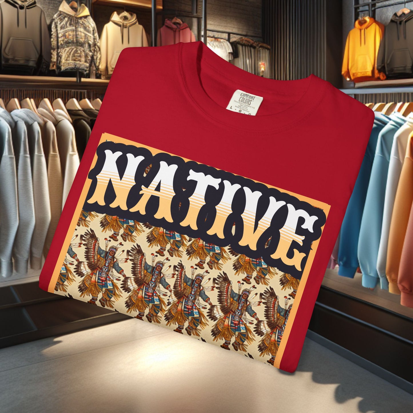 Unisex T-shirt - POW-WOW Native Dancers - Tee Shirt-