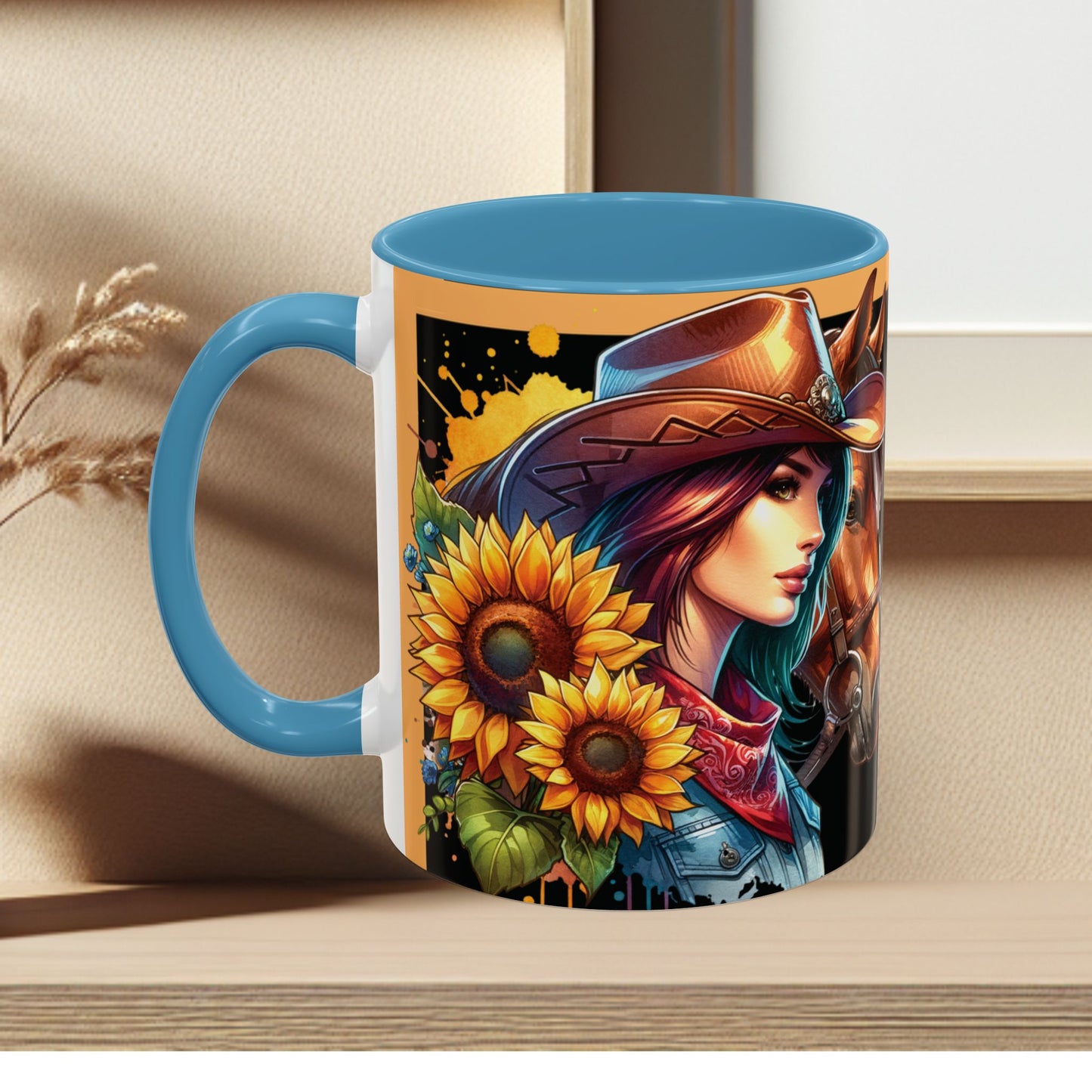 Coffee Mug Cowgirls and they're Horses
