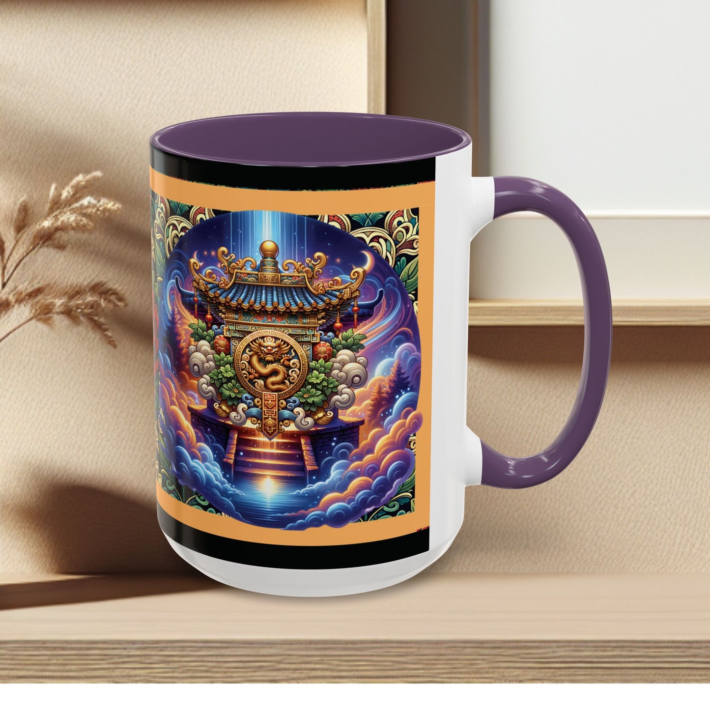 Mug Mystic Temple Rose Coffee Mug 11oz 15oz
