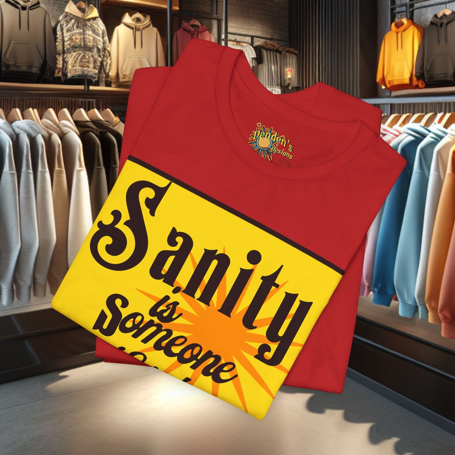 Funny Sanity Unisex Tee