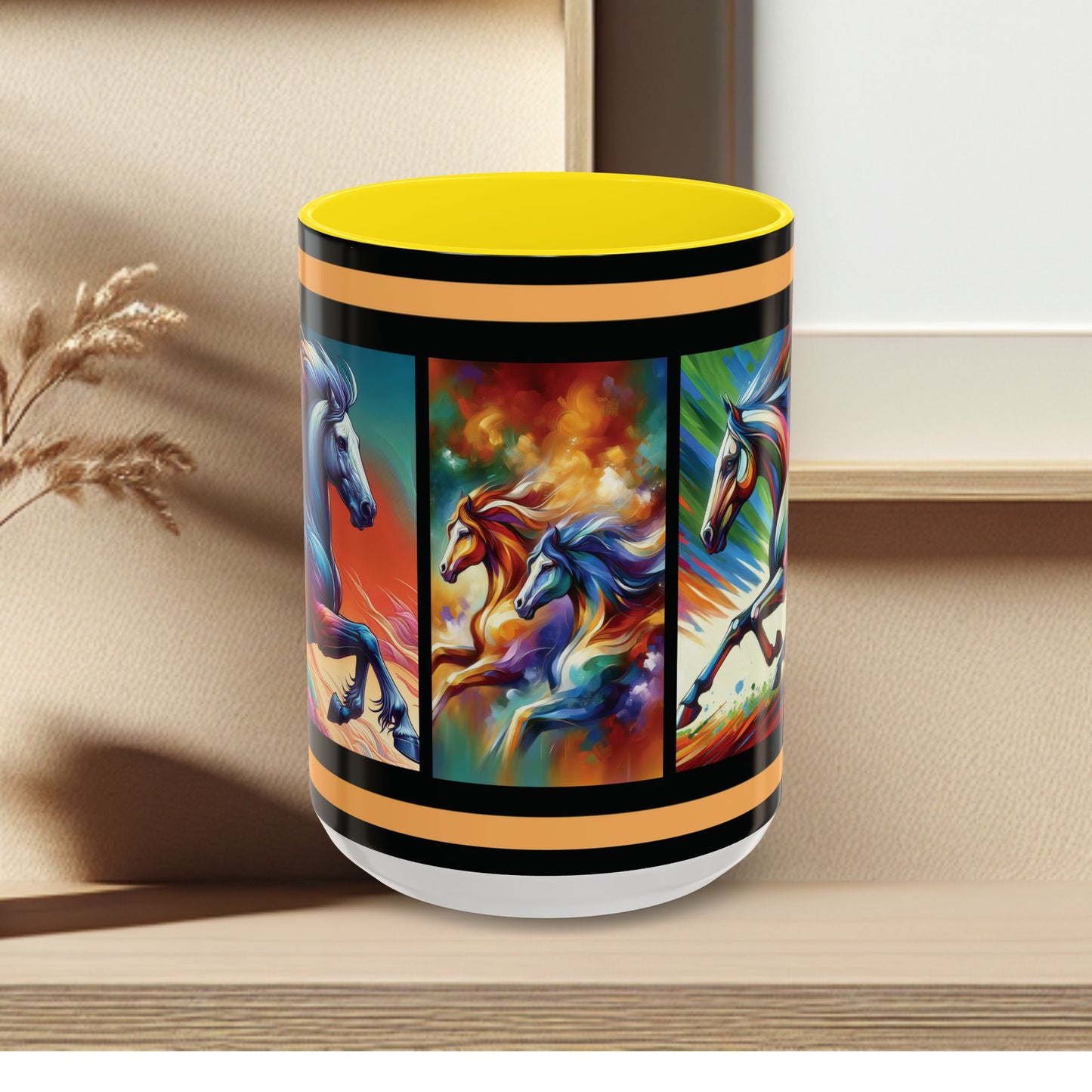 Coffee Mug Cloud Horses 11oz, 15oz