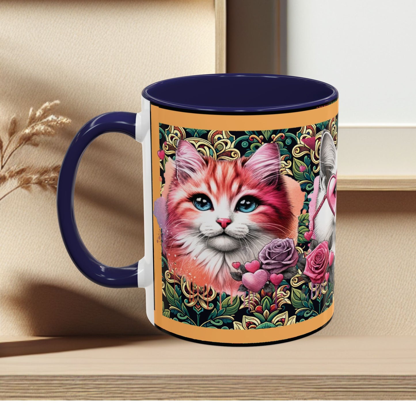 Coffee Mug Kittens Friends