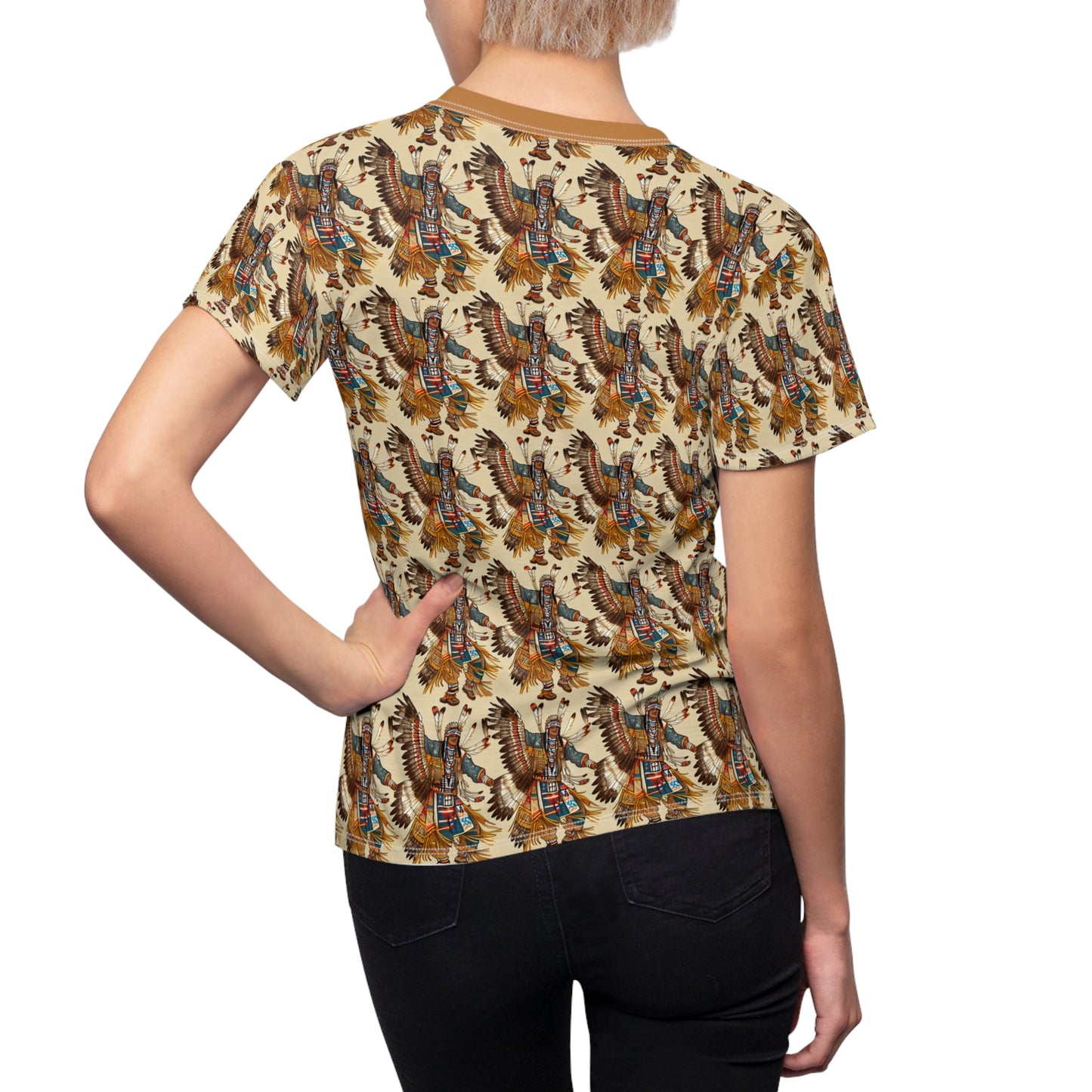 Pow Wow Native Dancers Graphic Tee for Women